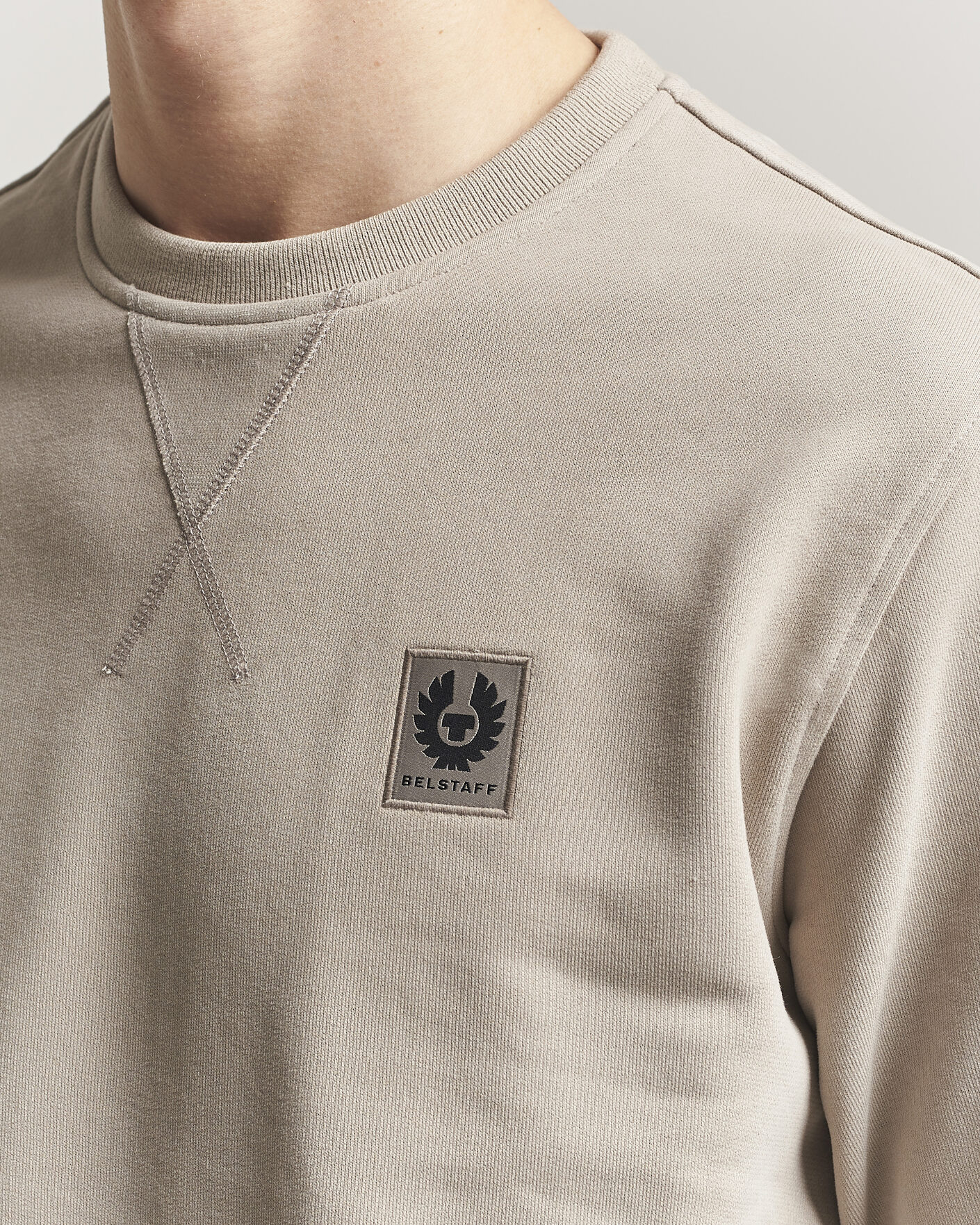 Uomini | Maglieria | Belstaff | Signature Crew Neck Sweatshirt Dark Sand