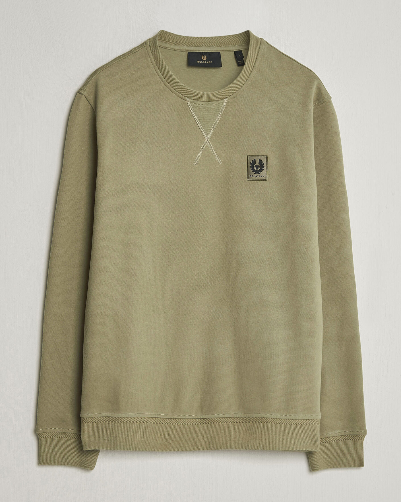Uomini | Maglieria | Belstaff | Signature Crew Neck Sweatshirt Fatigue Green