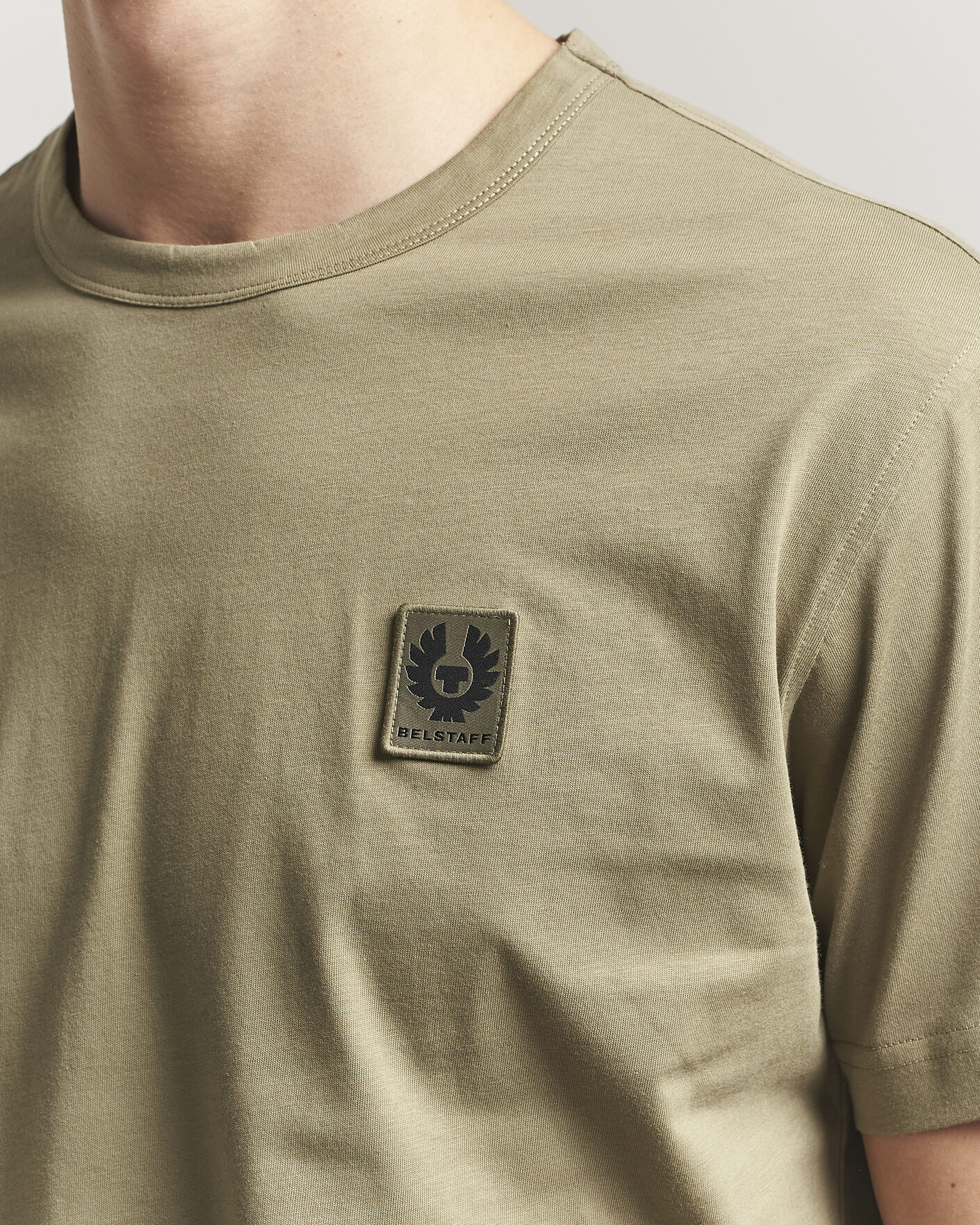 Uomini | T-shirt | Belstaff | Signature Crew Neck T-Shirt Fatigue Green