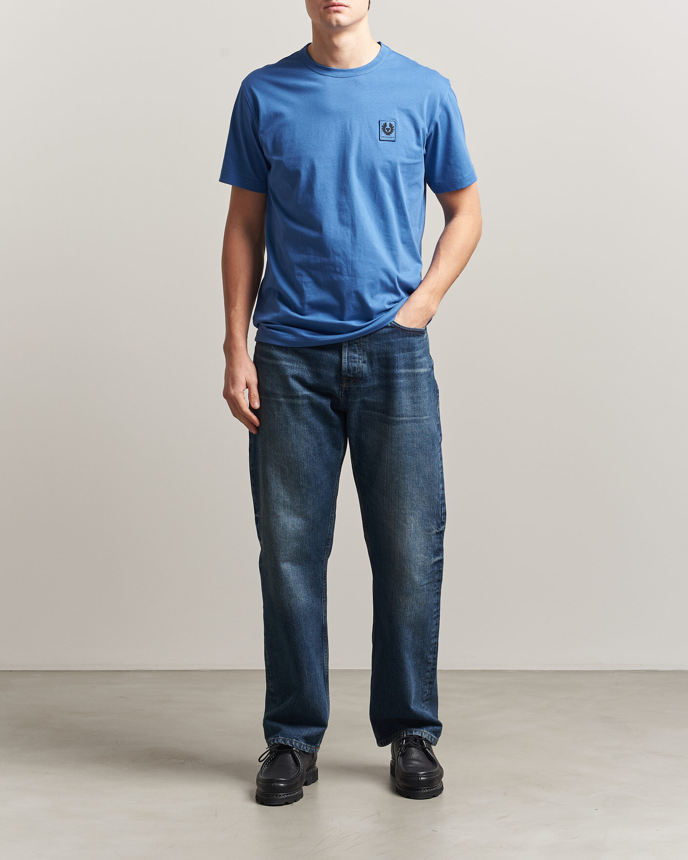 Uomini | T-shirt | Belstaff | Signature Crew Neck T-Shirt Marine Blue