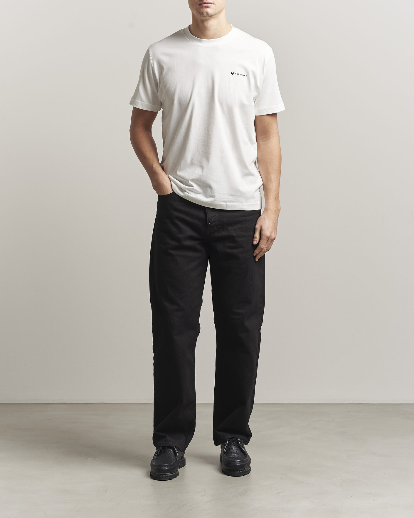 Uomini | T-shirt | Belstaff | 3-Pack Squad Crew Neck T-Shirt Black/Dark Ink/White