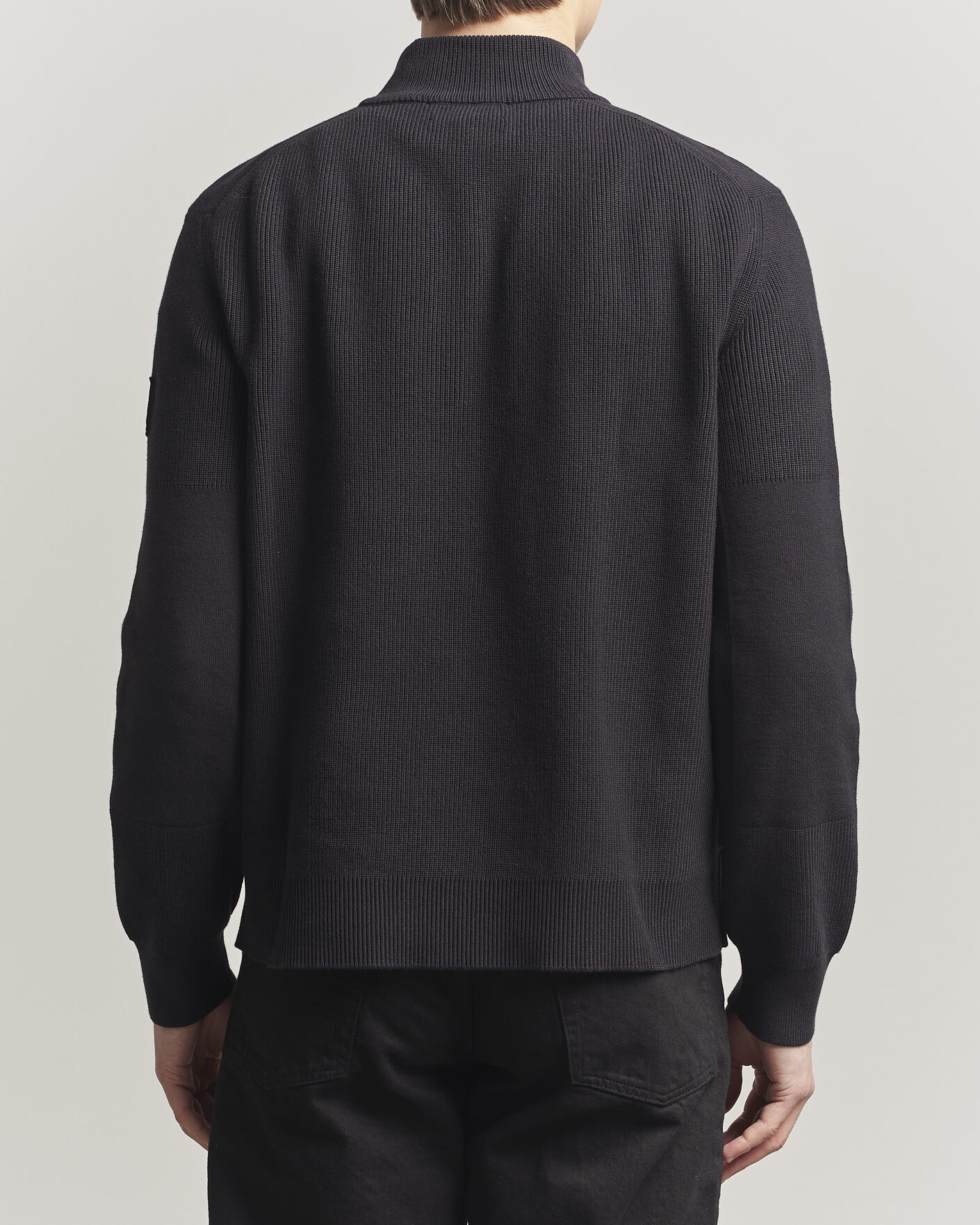 Uomini | Maglieria | Belstaff | Commander Half Zip Black