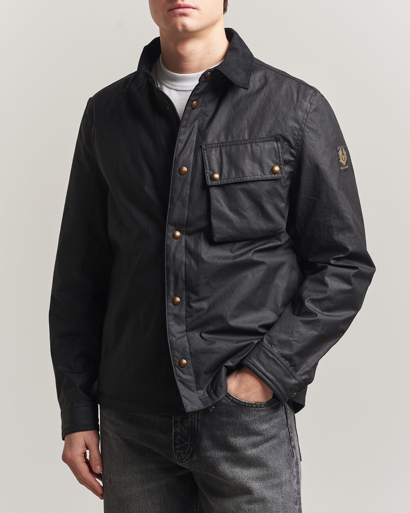 Uomini | Giacche | Belstaff | Ground Wax Jacket Black