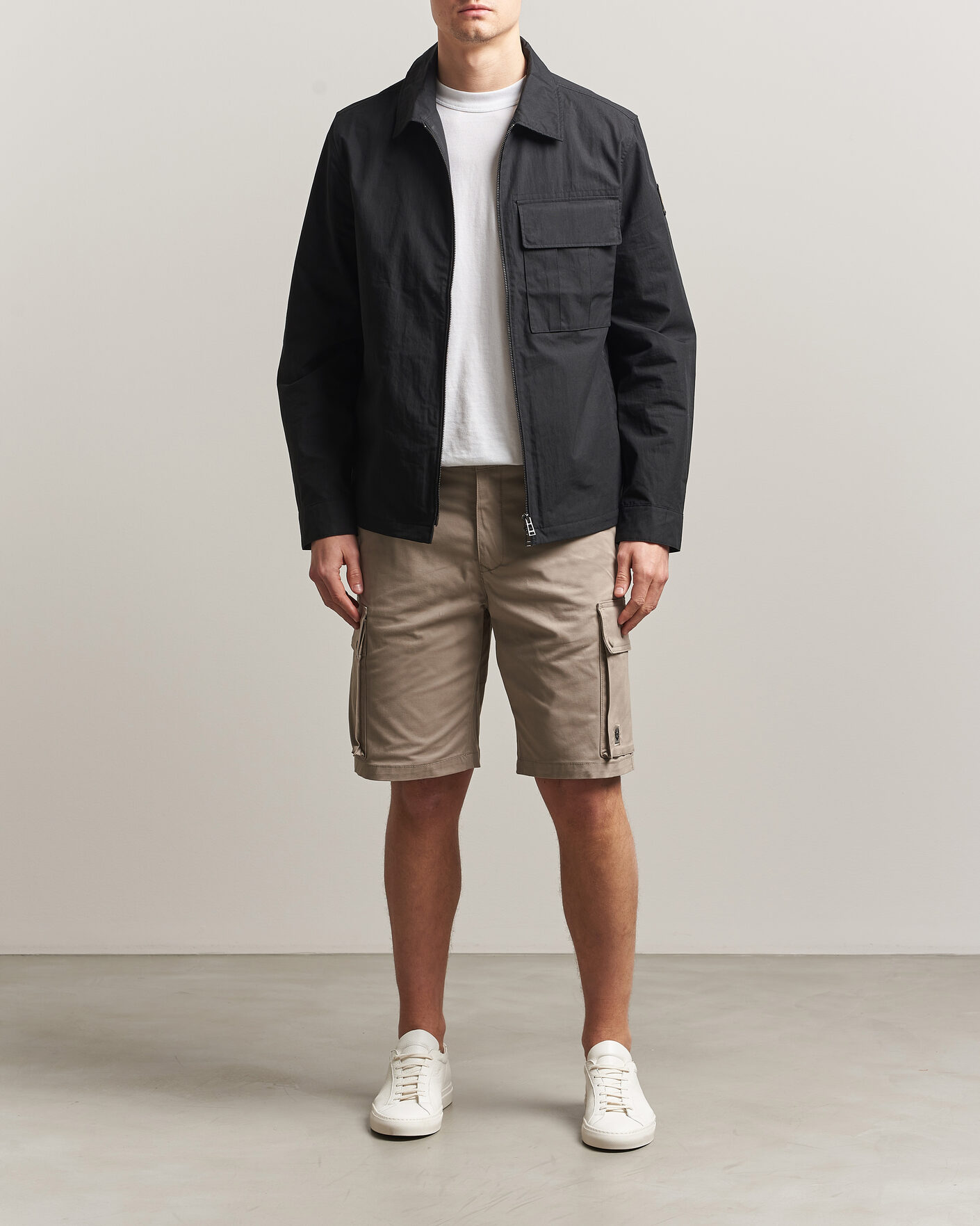 Uomini | Pantaloncini | Belstaff | Route Cargo Shorts Dark Sand