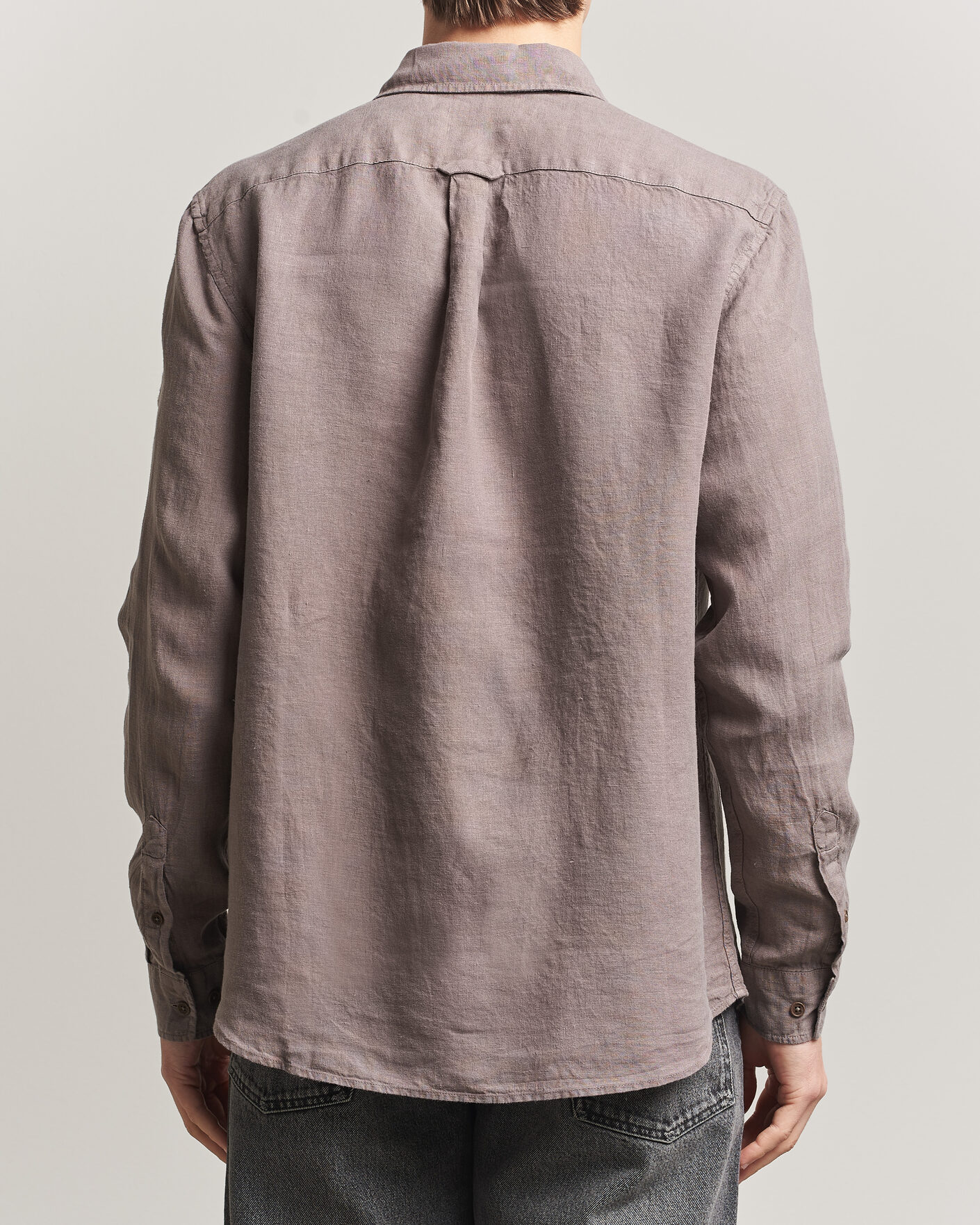 Uomini | Camicie | Belstaff | Scale Linen Shirt Asphalt