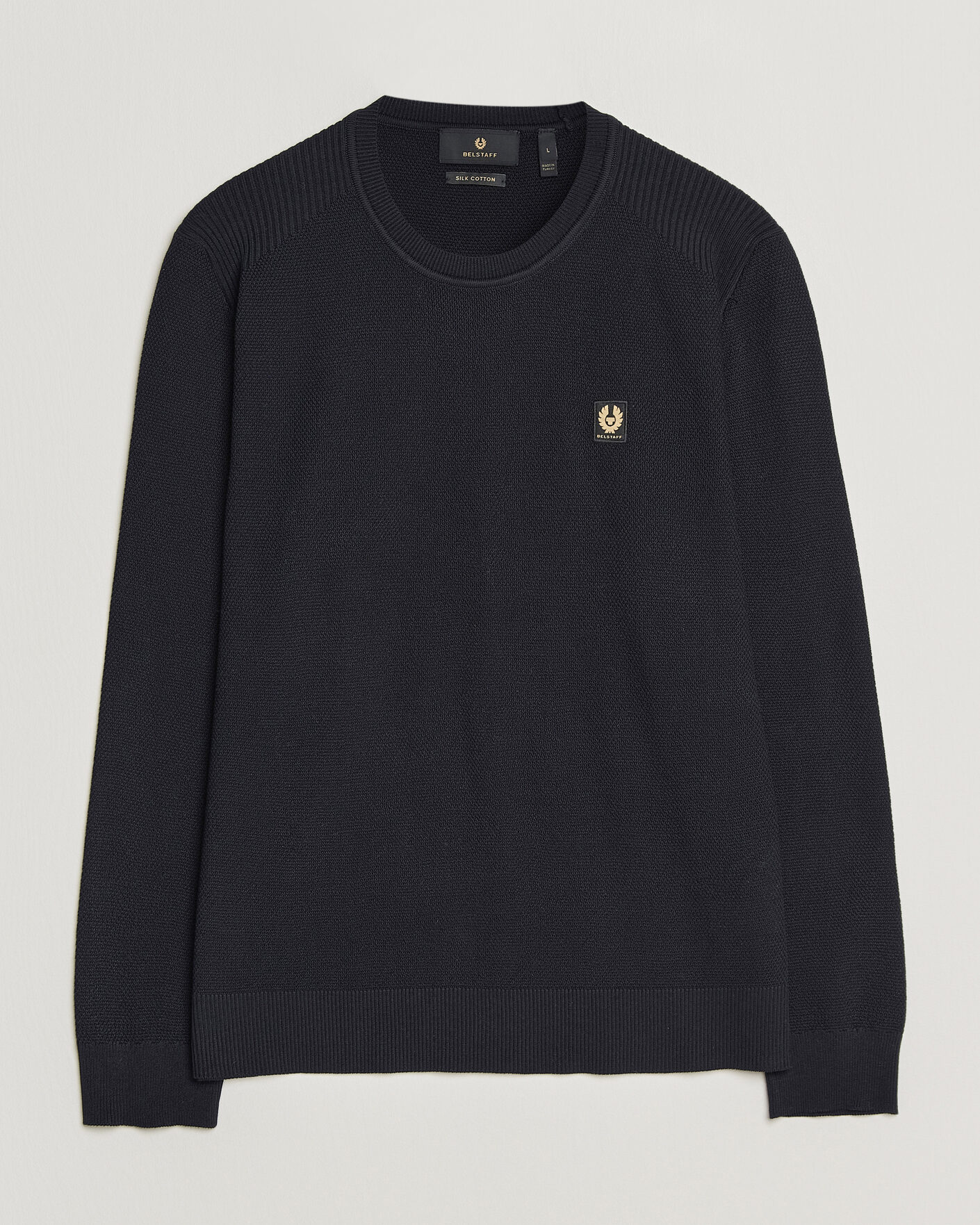 Uomini | Maglieria | Belstaff | Coast Knitted Crew Neck Dark Ink