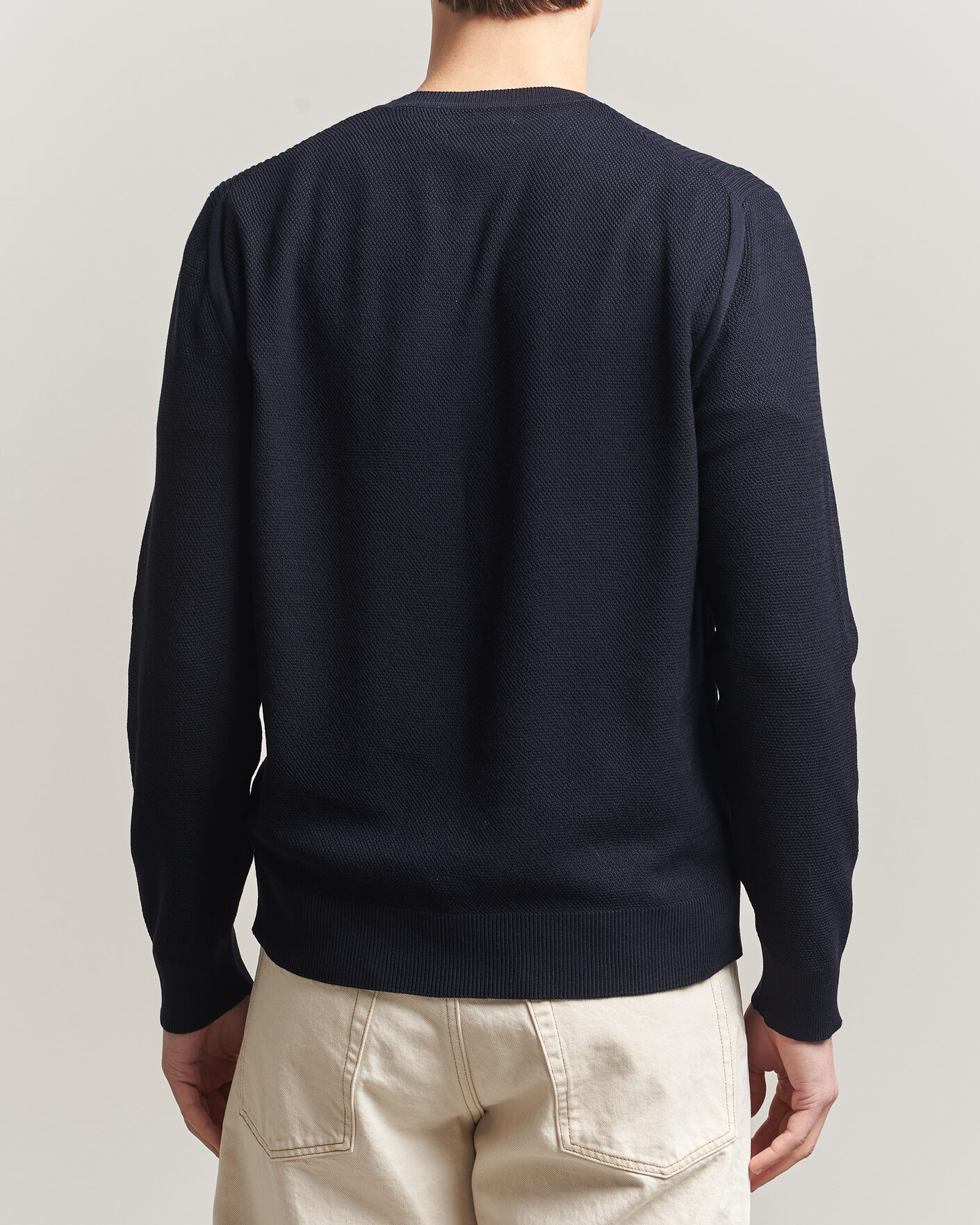 Uomini | Maglieria | Belstaff | Coast Knitted Crew Neck Dark Ink