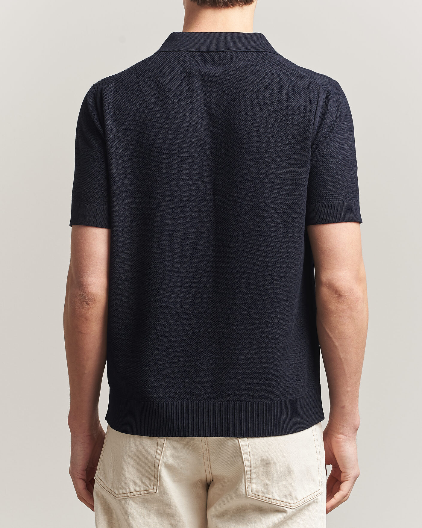 Uomini | Polo | Belstaff | Coast Knitted Polo Dark Ink