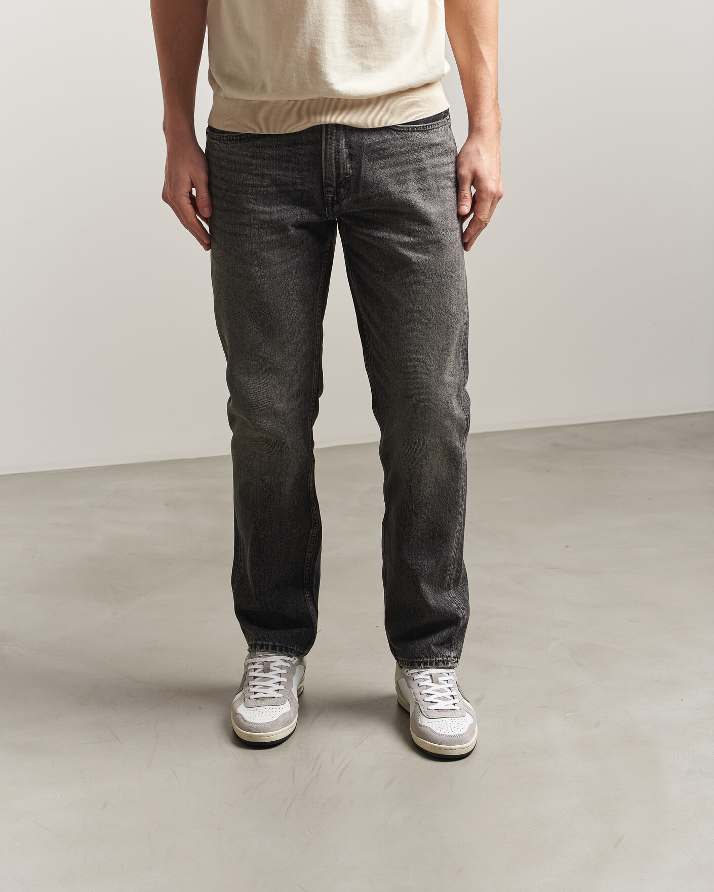 Uomini | Sneakers | Philippe Model | Pgal Low Leather Sneaker Grey