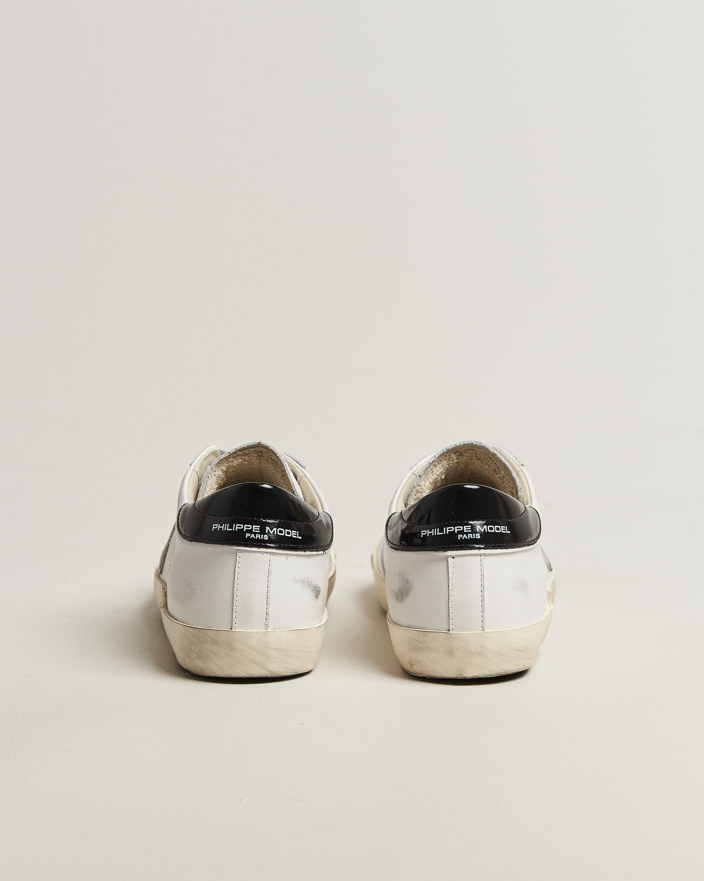 Uomini | Sneakers | Philippe Model | PRSX Low Top Canvas Mix Sneaker White/Black