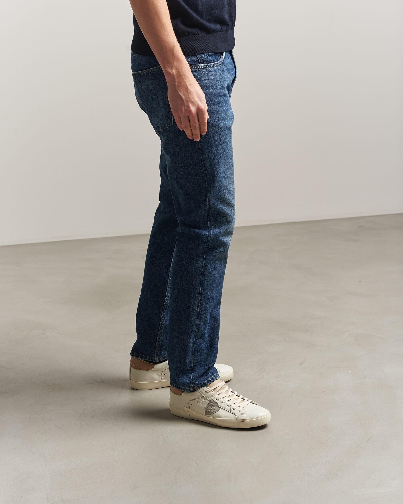 Uomini | Sneakers | Philippe Model | PRSX Low Top Canvas Mix Sneaker White/Beige