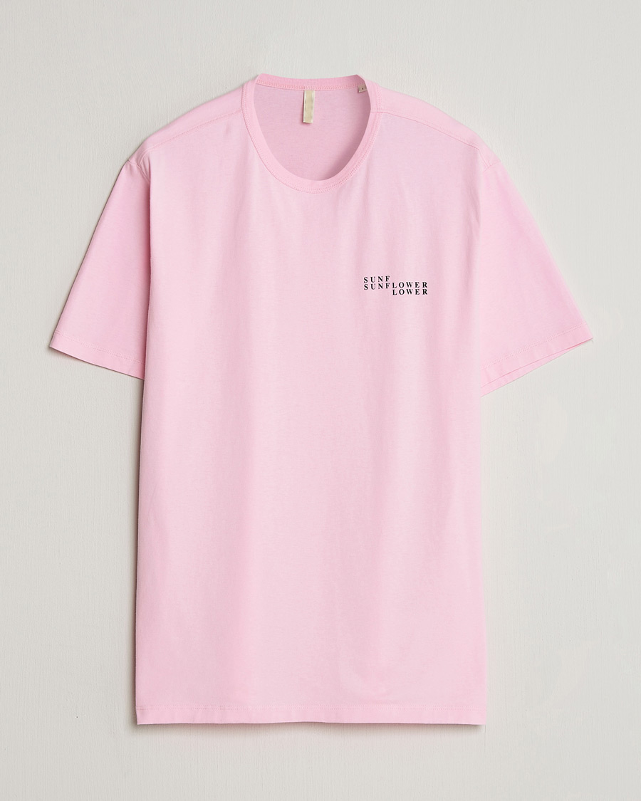 Uomini | T-shirt | Sunflower | Logo T-Shirt Pink