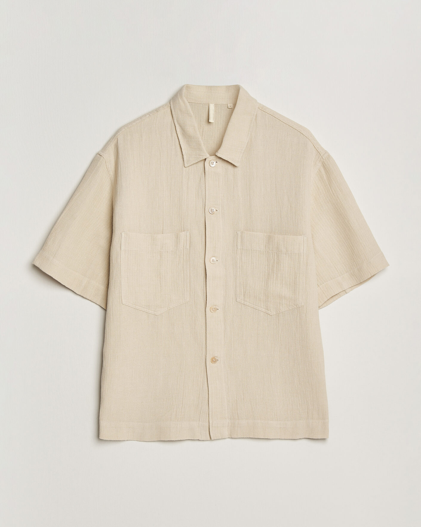 Uomini | Camicie | Sunflower | Adam Short Sleeve Shirt Off White