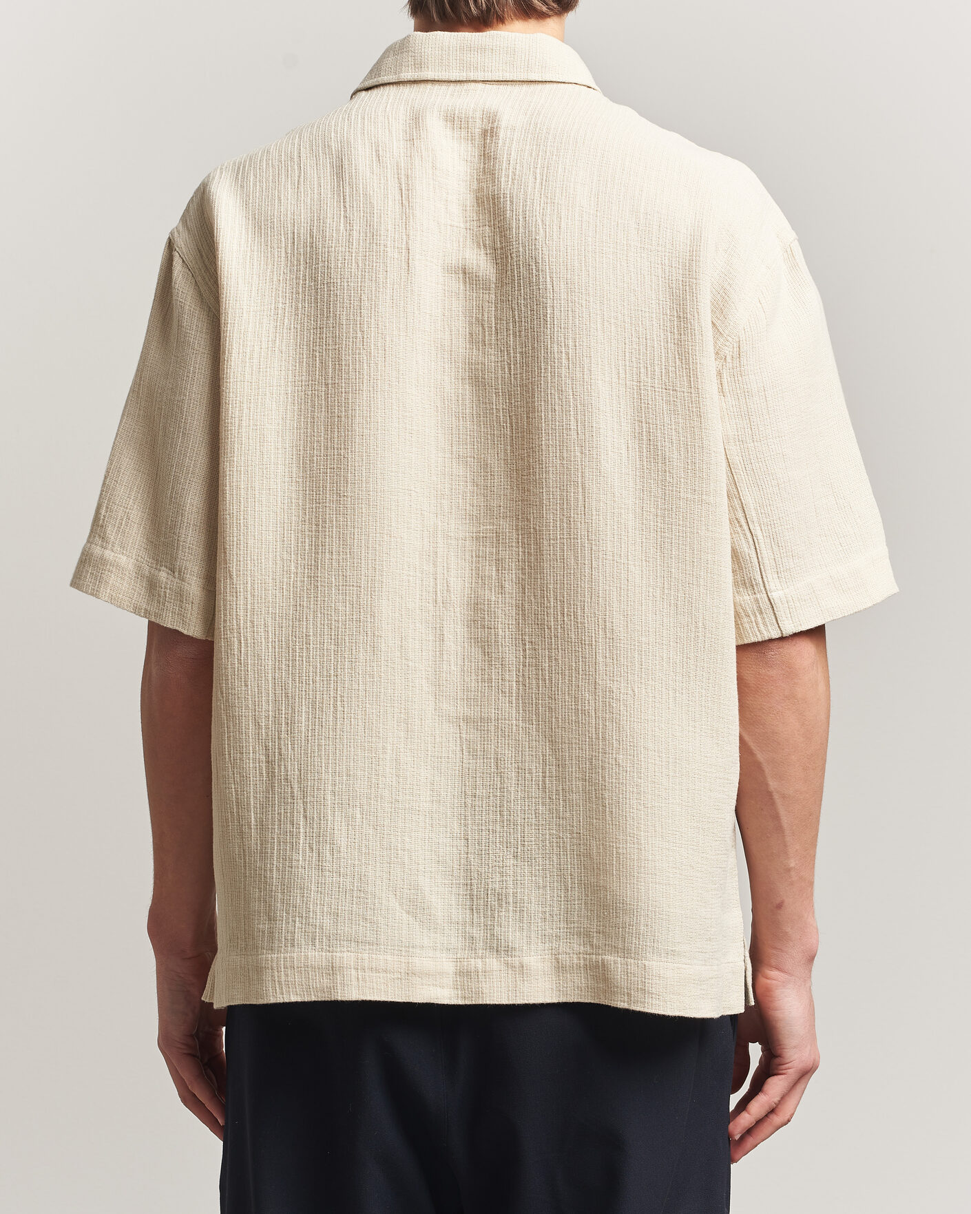 Uomini | Camicie | Sunflower | Adam Short Sleeve Shirt Off White