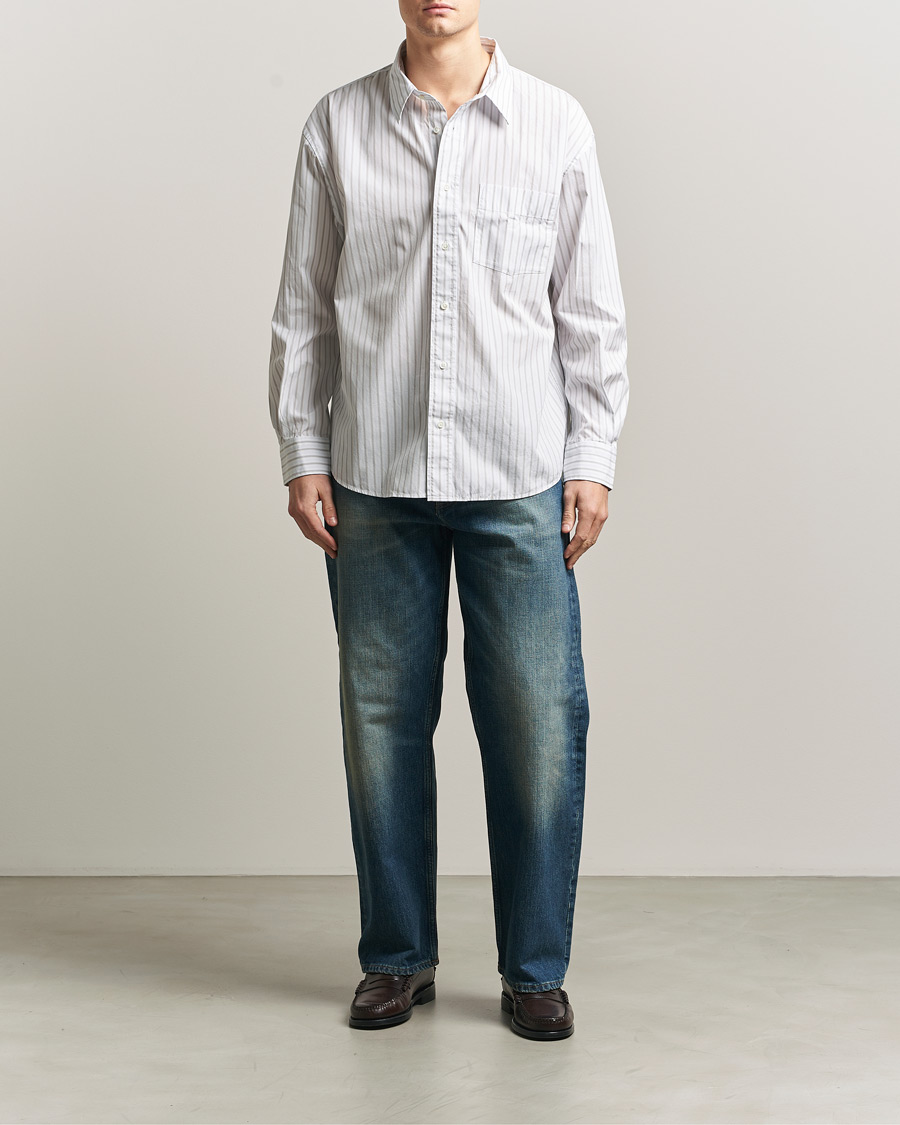 Uomini | Camicie | Sunflower | New Base Shirt Blue Stripe