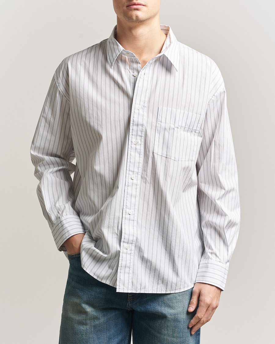 Uomini | Camicie | Sunflower | New Base Shirt Blue Stripe