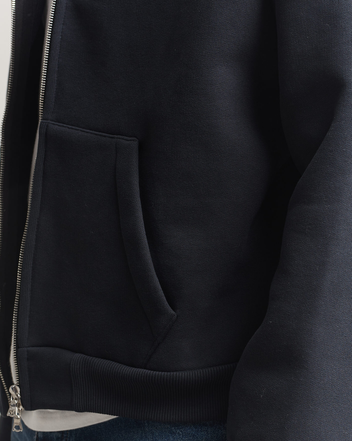 Uomini | Maglieria | Sunflower | Hooded Sweat Jacket Black