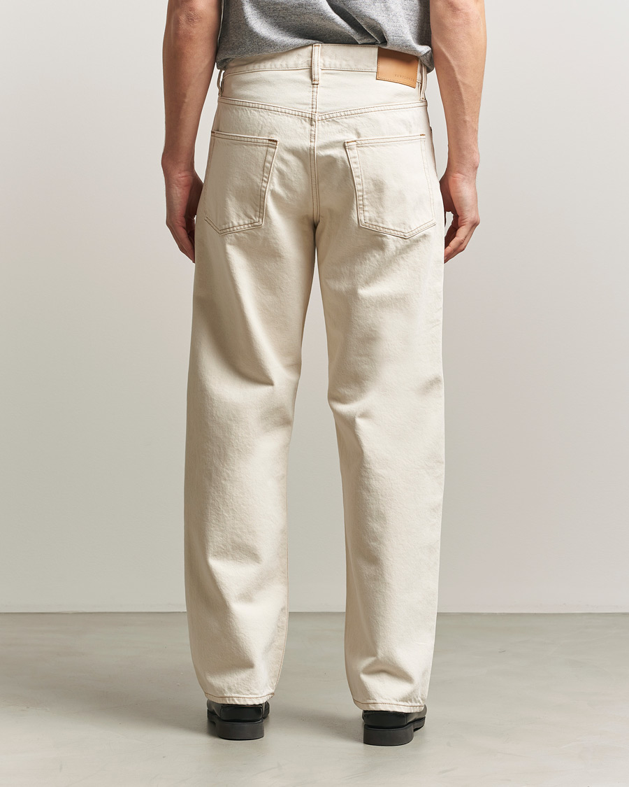 Uomini | Jeans | Sunflower | Loose Jeans Ecru Contrast