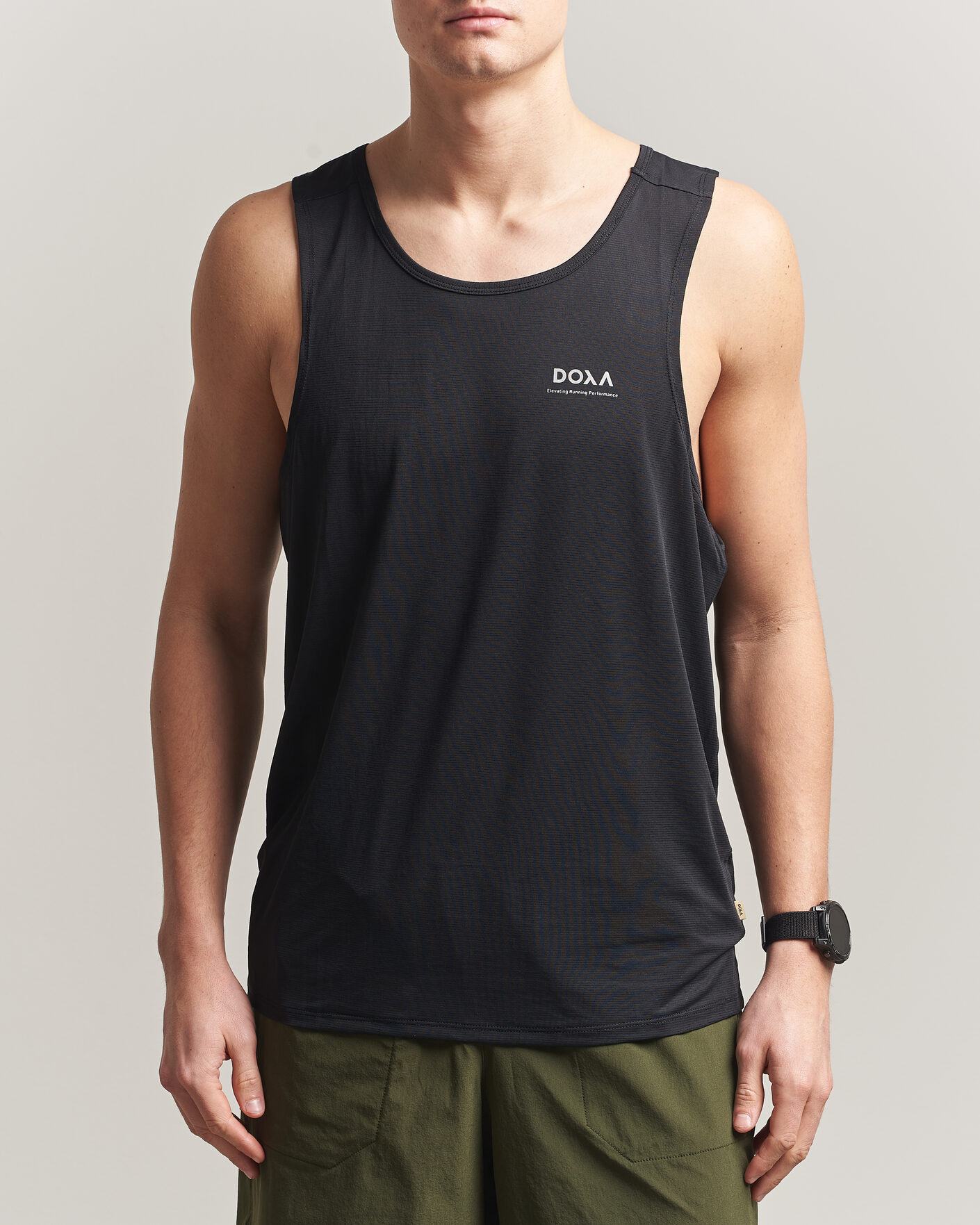 Uomini | T-shirt | DOXA | Rerun Singlet Black