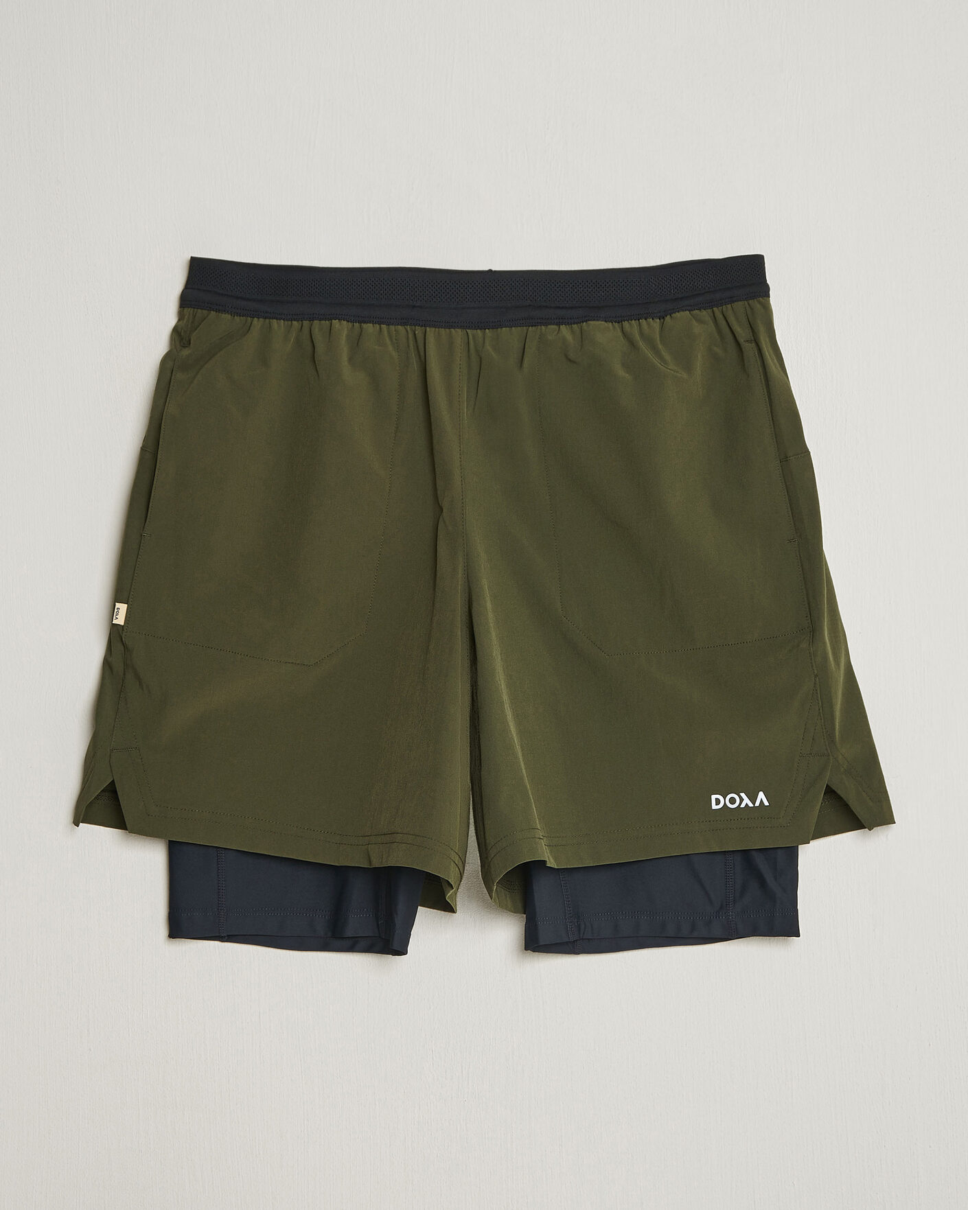 Uomini | Pantaloncini | DOXA | Rerun 2-In-1 Shorts Forest