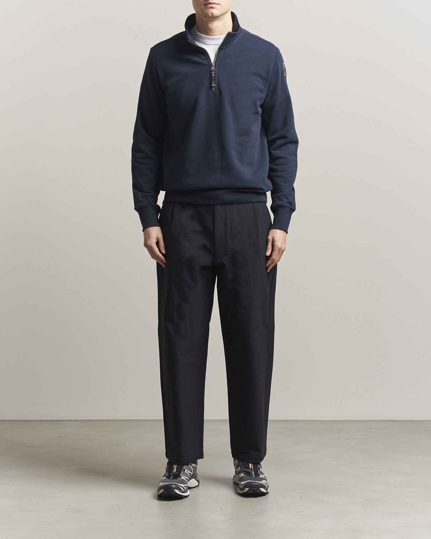 Uomini | Maglieria | Parajumpers | Broad Peak Super Easy Half Zip Navy