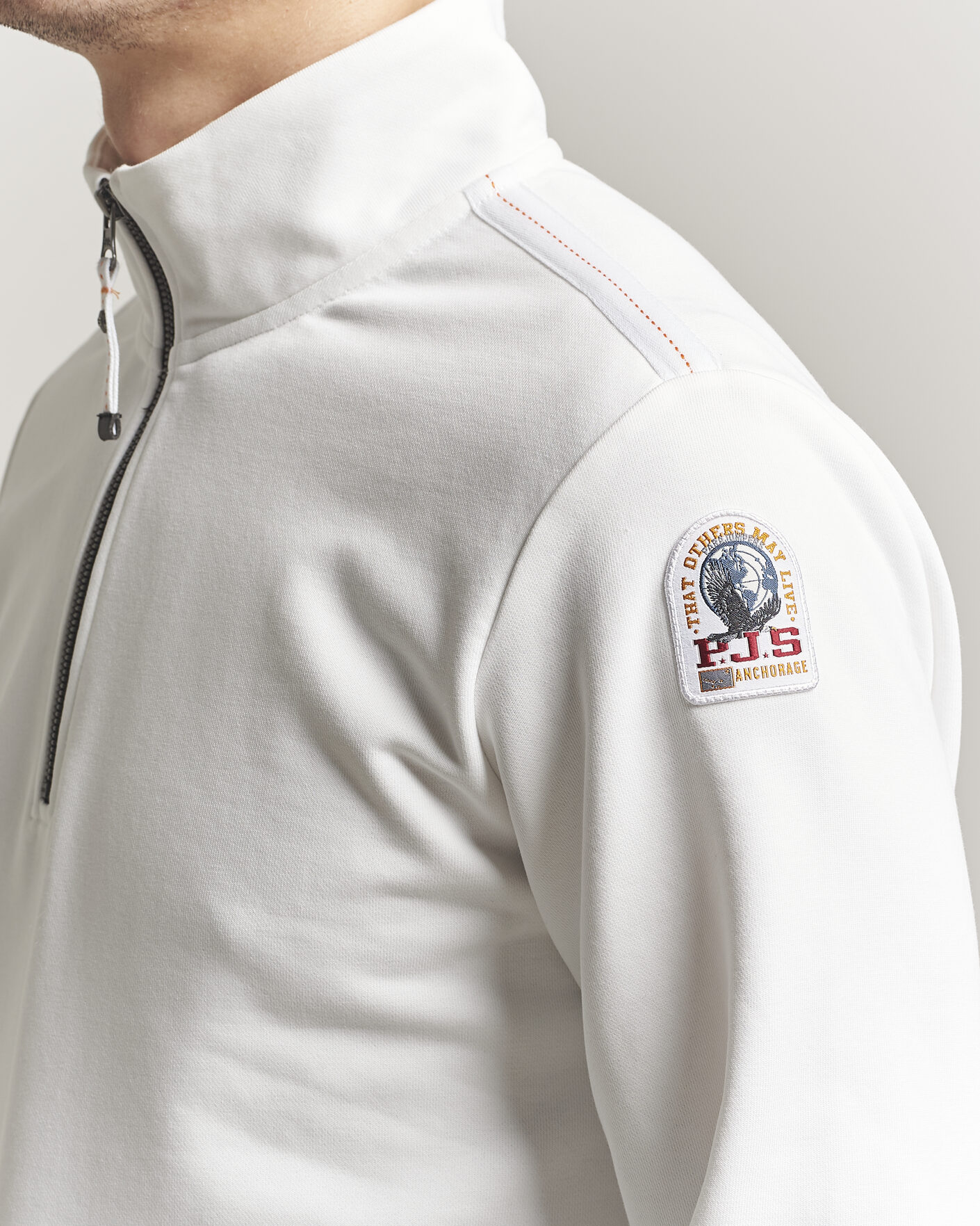 Uomini | Maglieria | Parajumpers | Broad Peak Super Easy Half Zip White