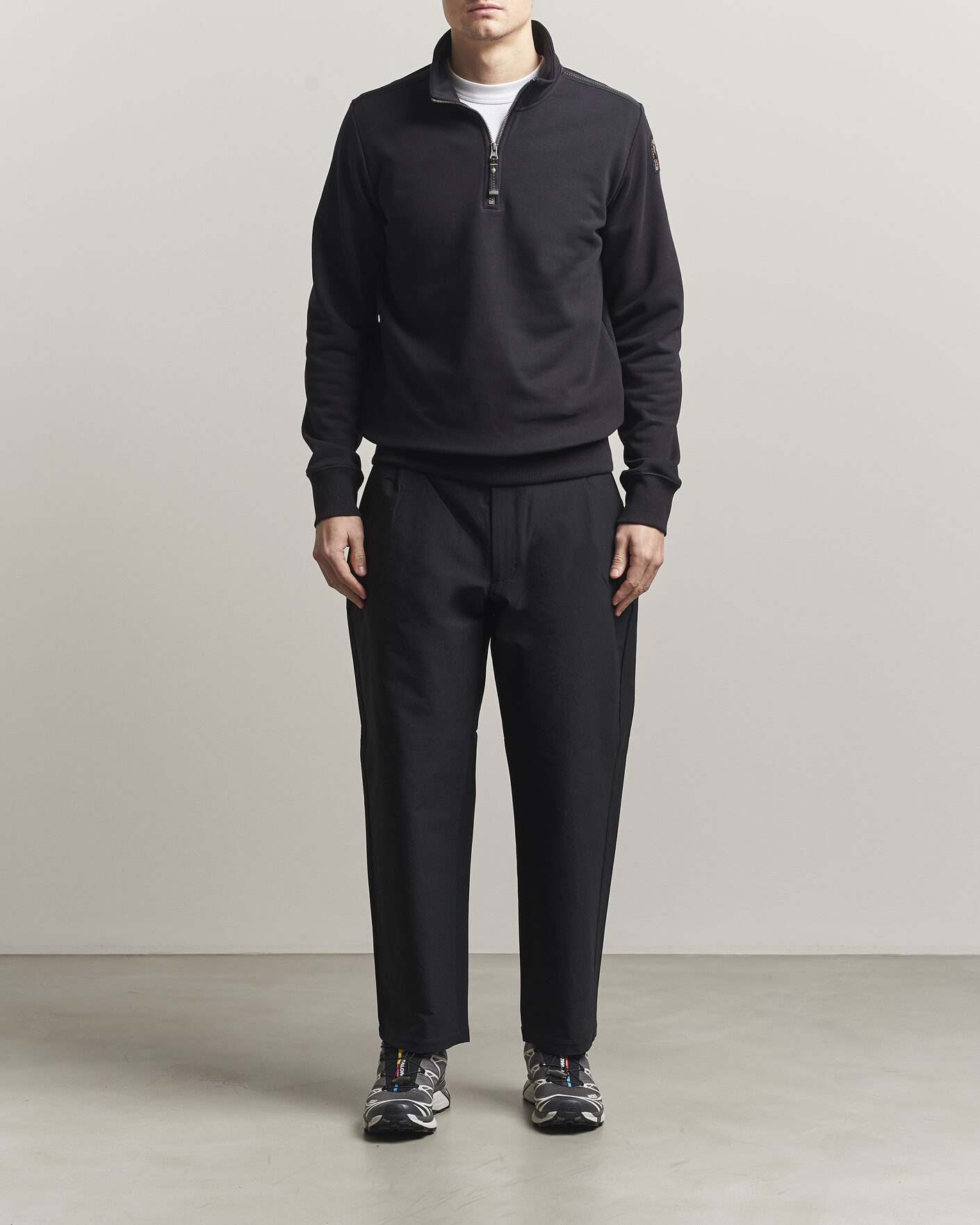 Uomini | Maglieria | Parajumpers | Broad Peak Super Easy Half Zip Black