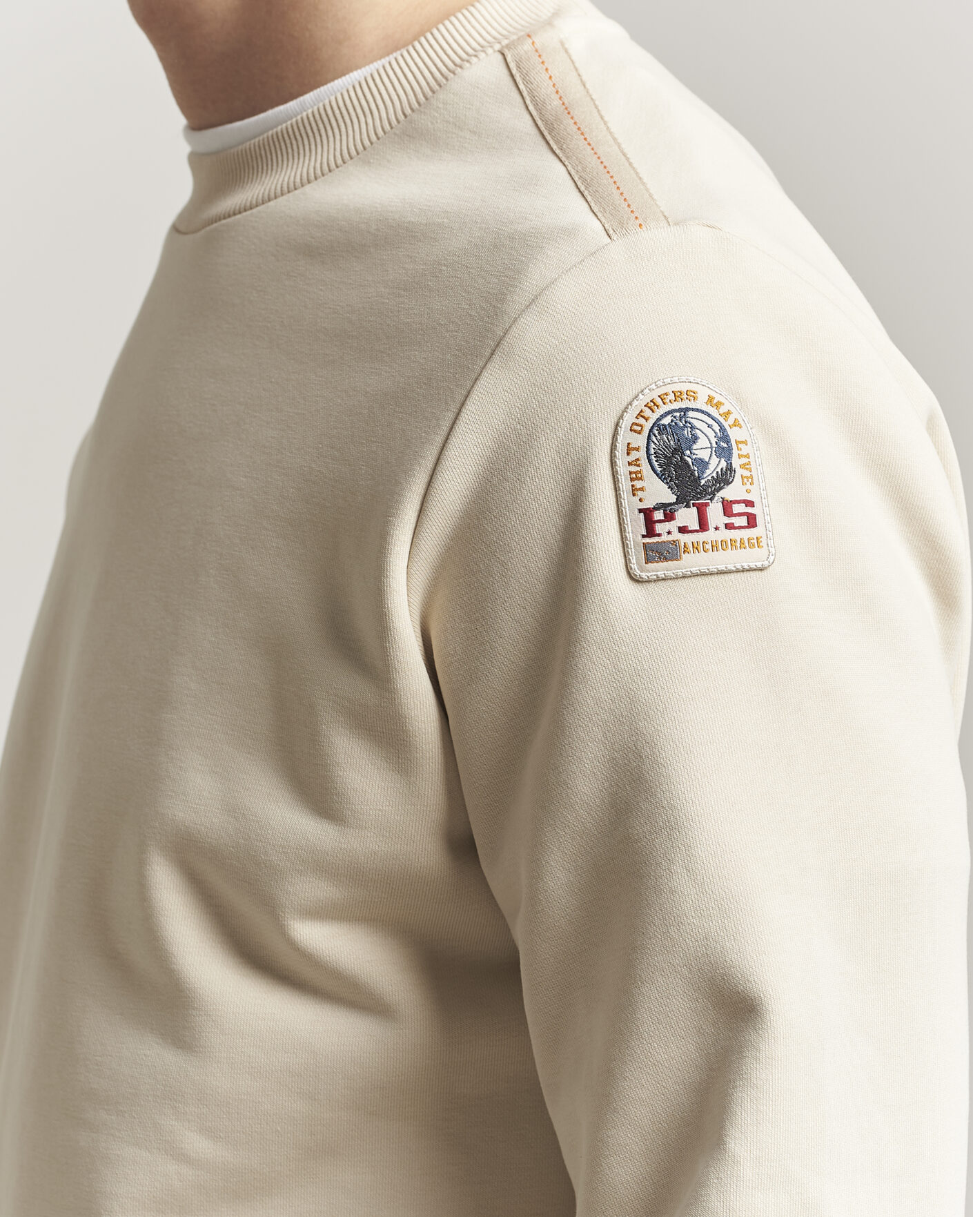 Uomini | Maglieria | Parajumpers | K2 Super Easy Crew Neck Sweatshirt Bone