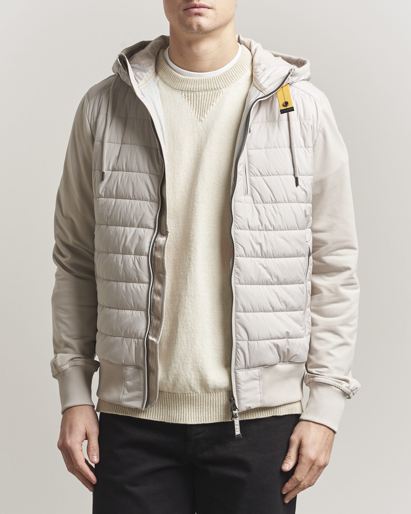 Uomini | Giacche | Parajumpers | Ivor Hybrid Hooded Jacket Pelican
