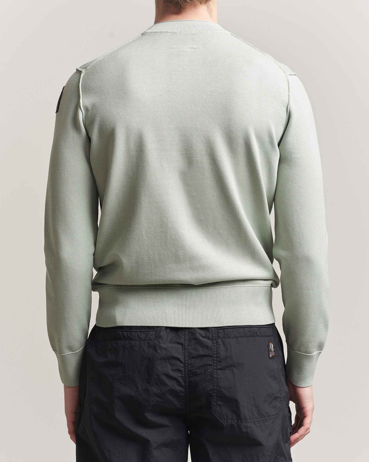 Uomini | Maglieria | Parajumpers | Basic Braw Knitted Sweater Fresh Grey