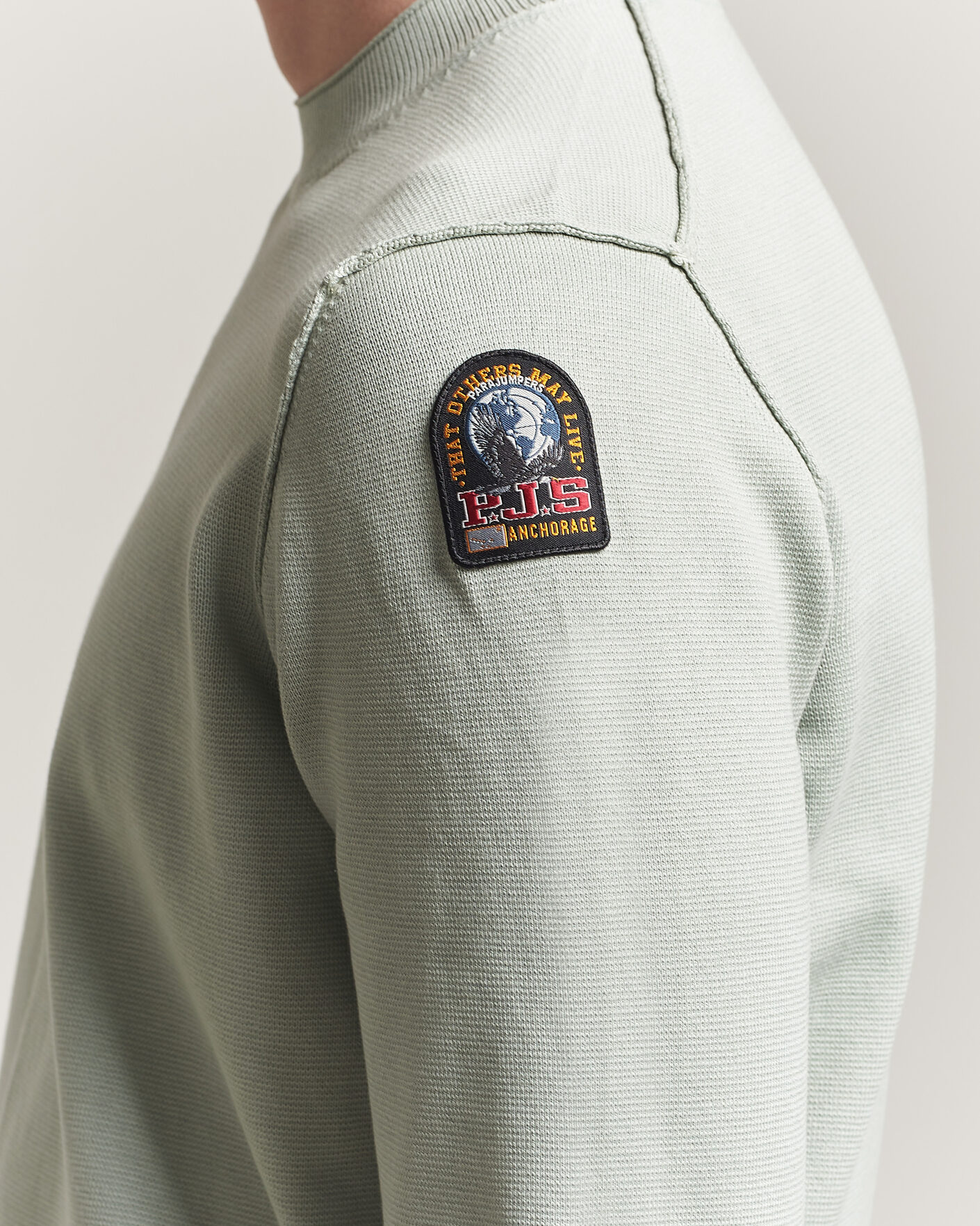 Uomini | Maglieria | Parajumpers | Basic Braw Knitted Sweater Fresh Grey