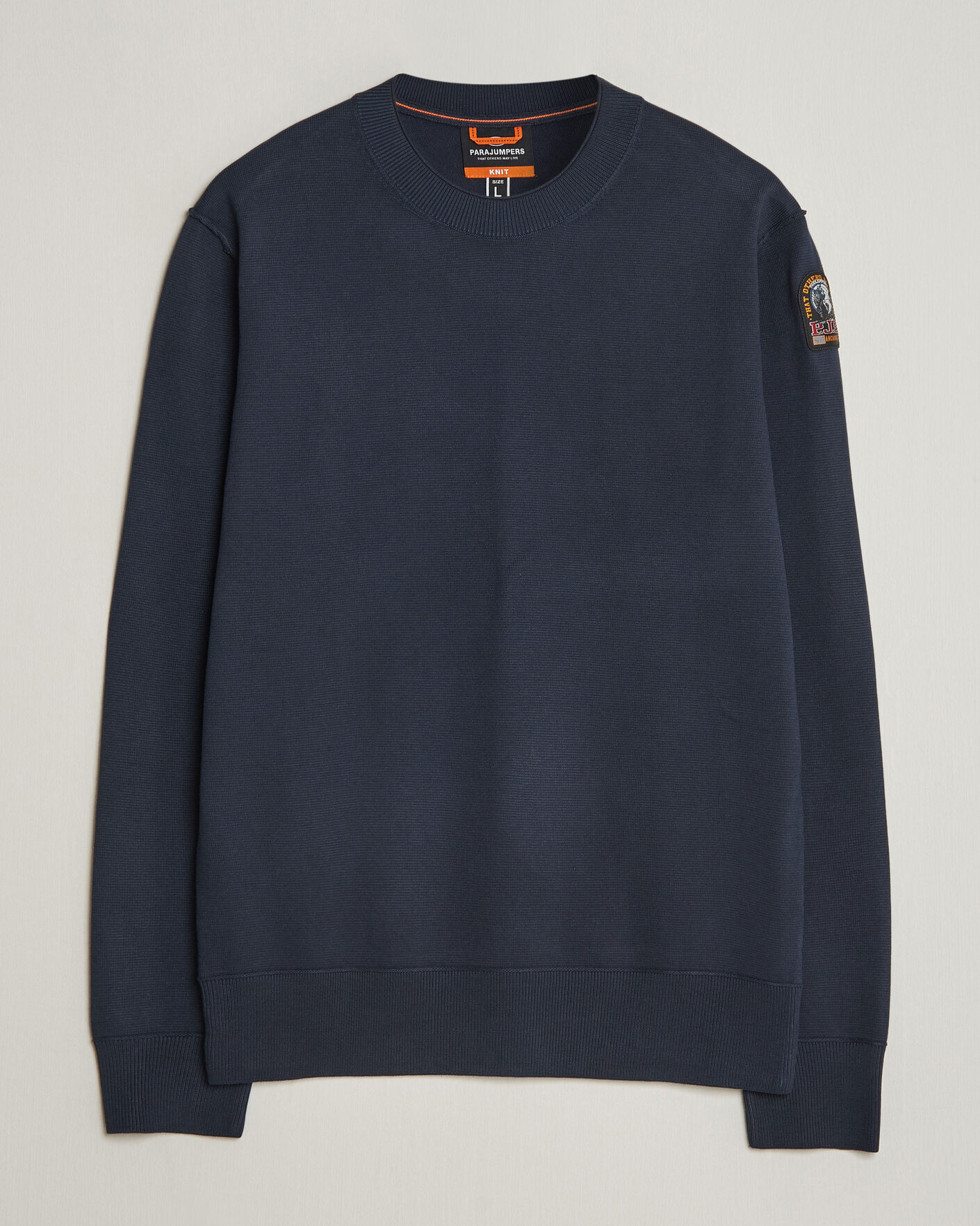 Uomini | Maglieria | Parajumpers | Basic Braw Knitted Sweater Navy