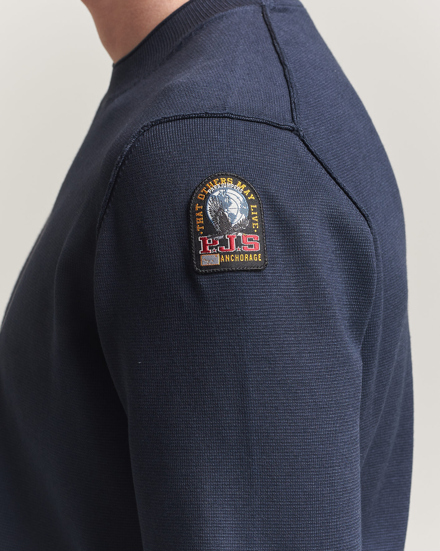 Uomini | Maglieria | Parajumpers | Basic Braw Knitted Sweater Navy