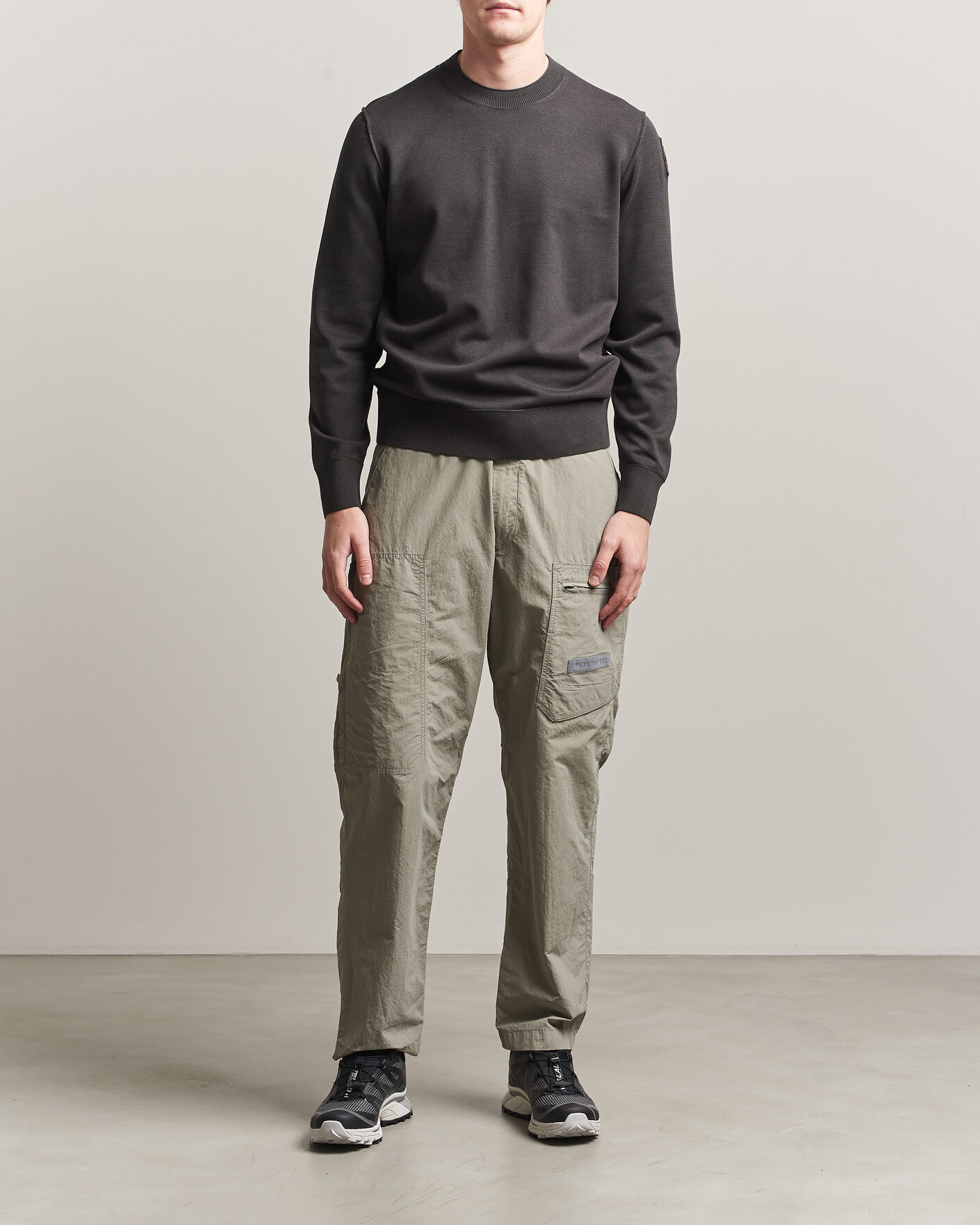 Uomini | Maglieria | Parajumpers | Basic Braw Knitted Sweater Off Black