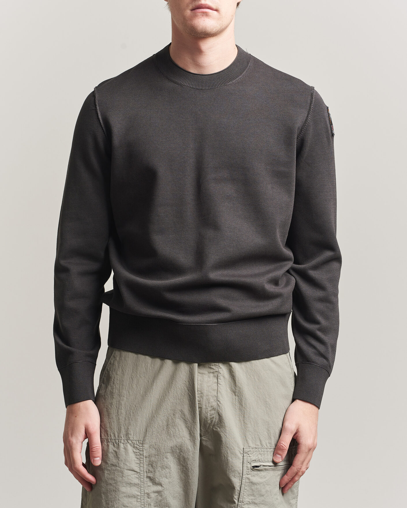 Uomini | Maglieria | Parajumpers | Basic Braw Knitted Sweater Off Black