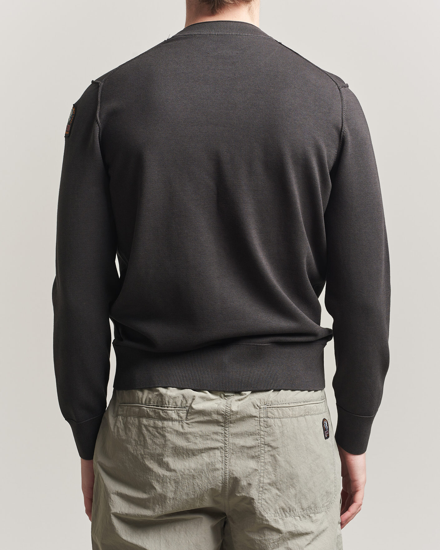 Uomini | Maglieria | Parajumpers | Basic Braw Knitted Sweater Off Black