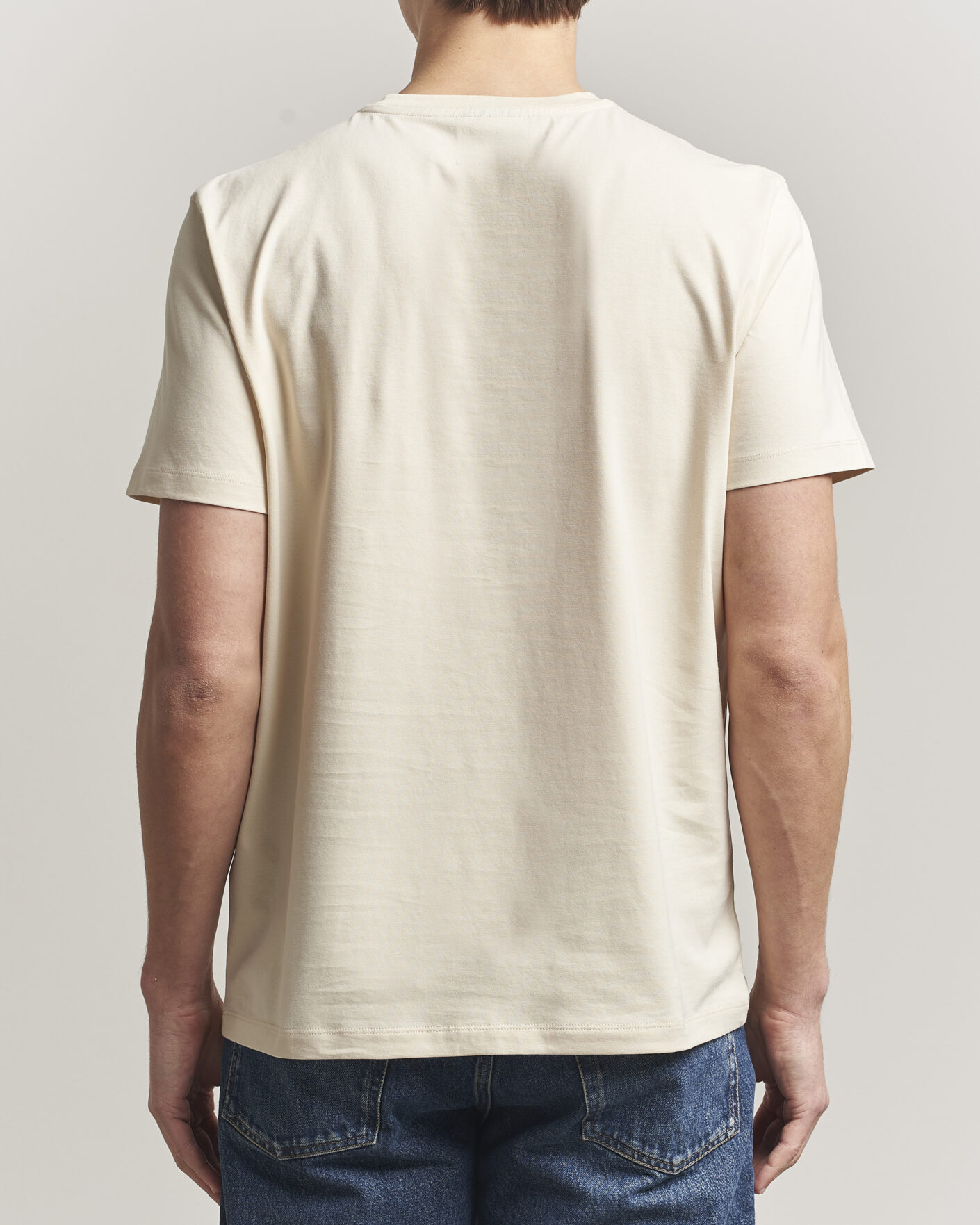 Uomini | T-shirt | Parajumpers | Patch Crew Neck T-Shirt Bone