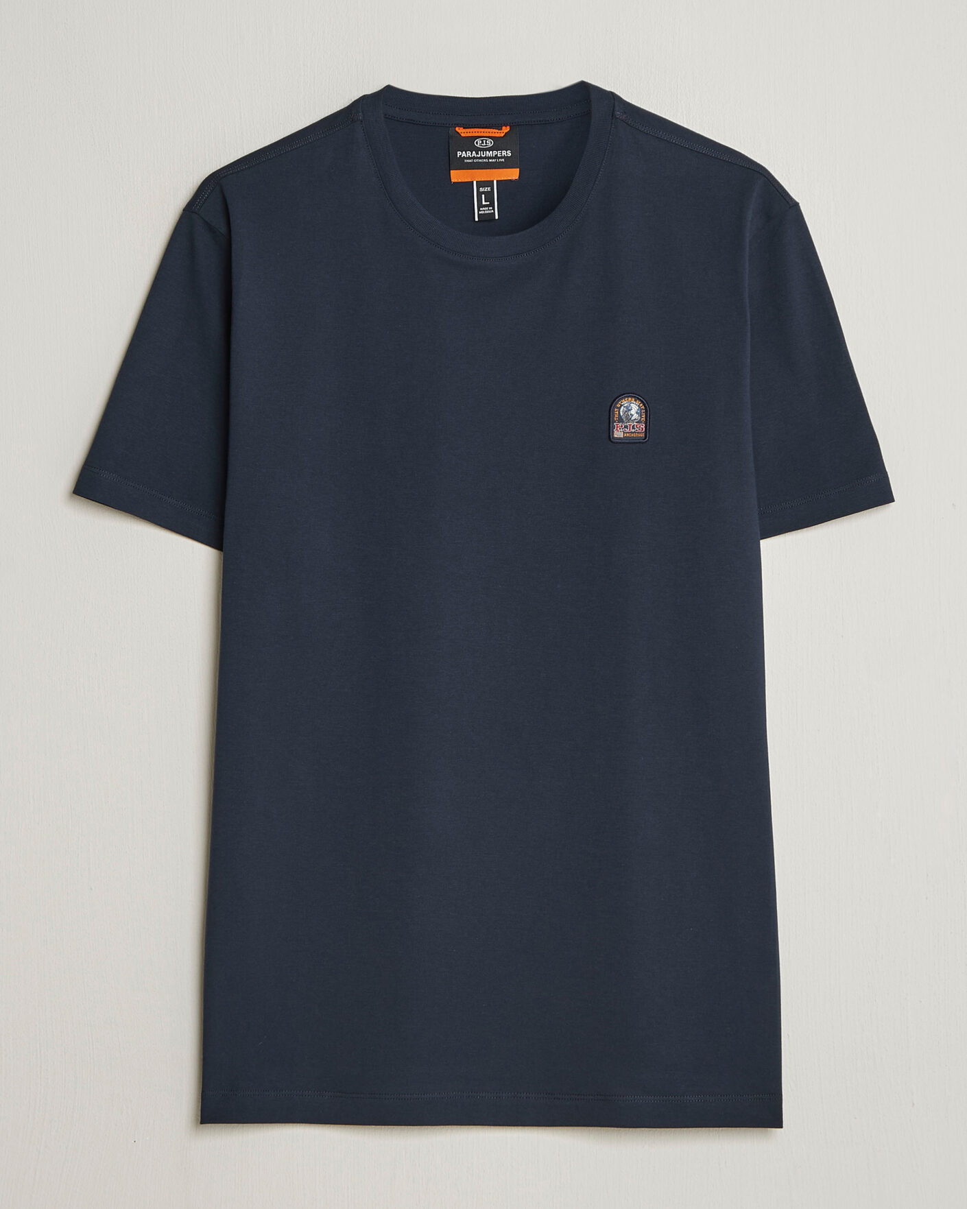Uomini | T-shirt | Parajumpers | Patch Crew Neck T-Shirt Navy
