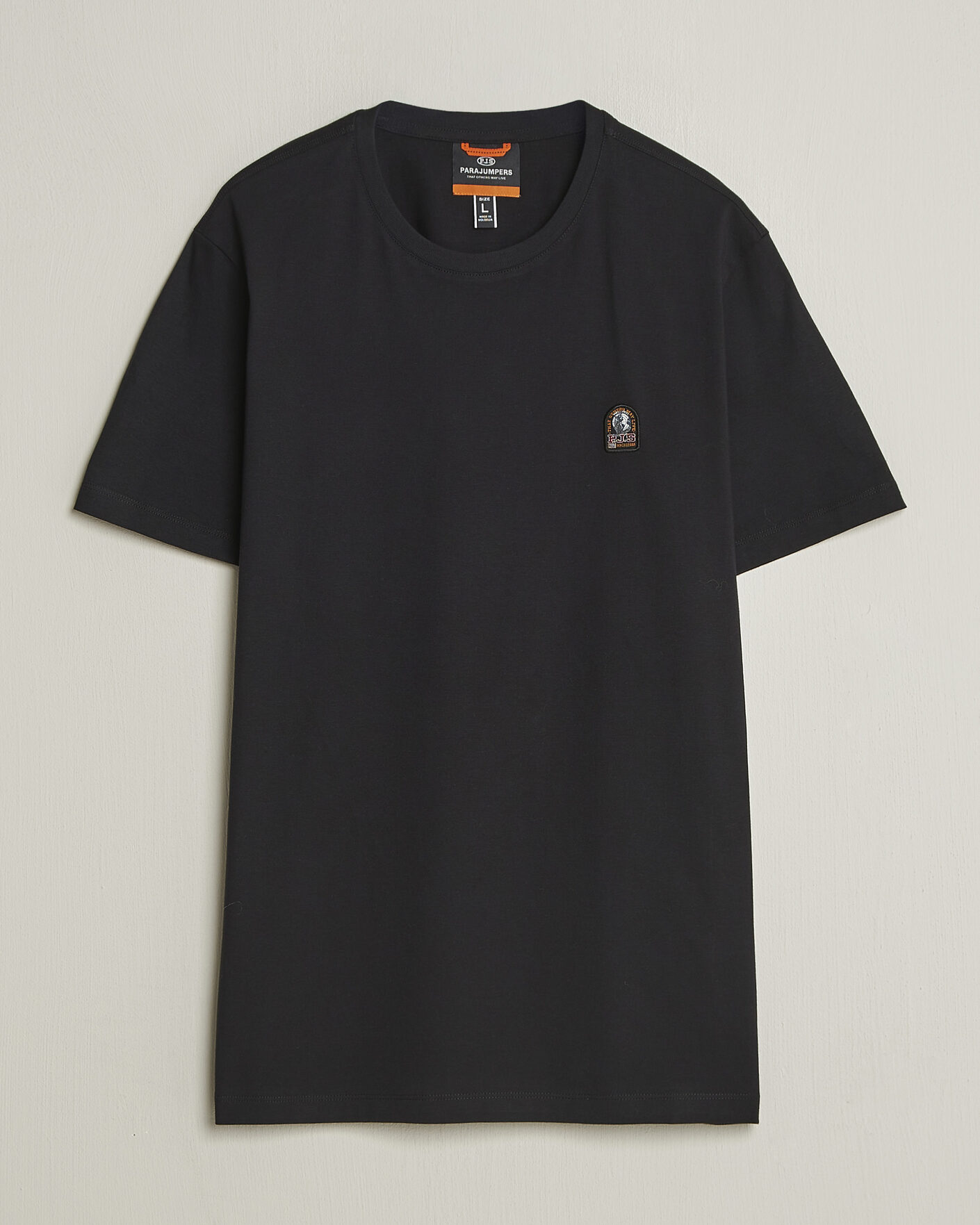 Uomini | T-shirt | Parajumpers | Patch Crew Neck T-Shirt Black
