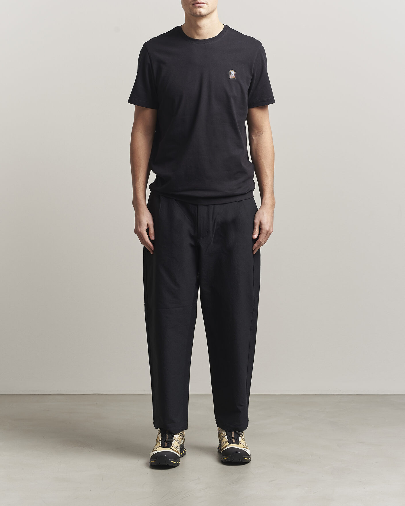 Uomini | T-shirt | Parajumpers | Patch Crew Neck T-Shirt Black