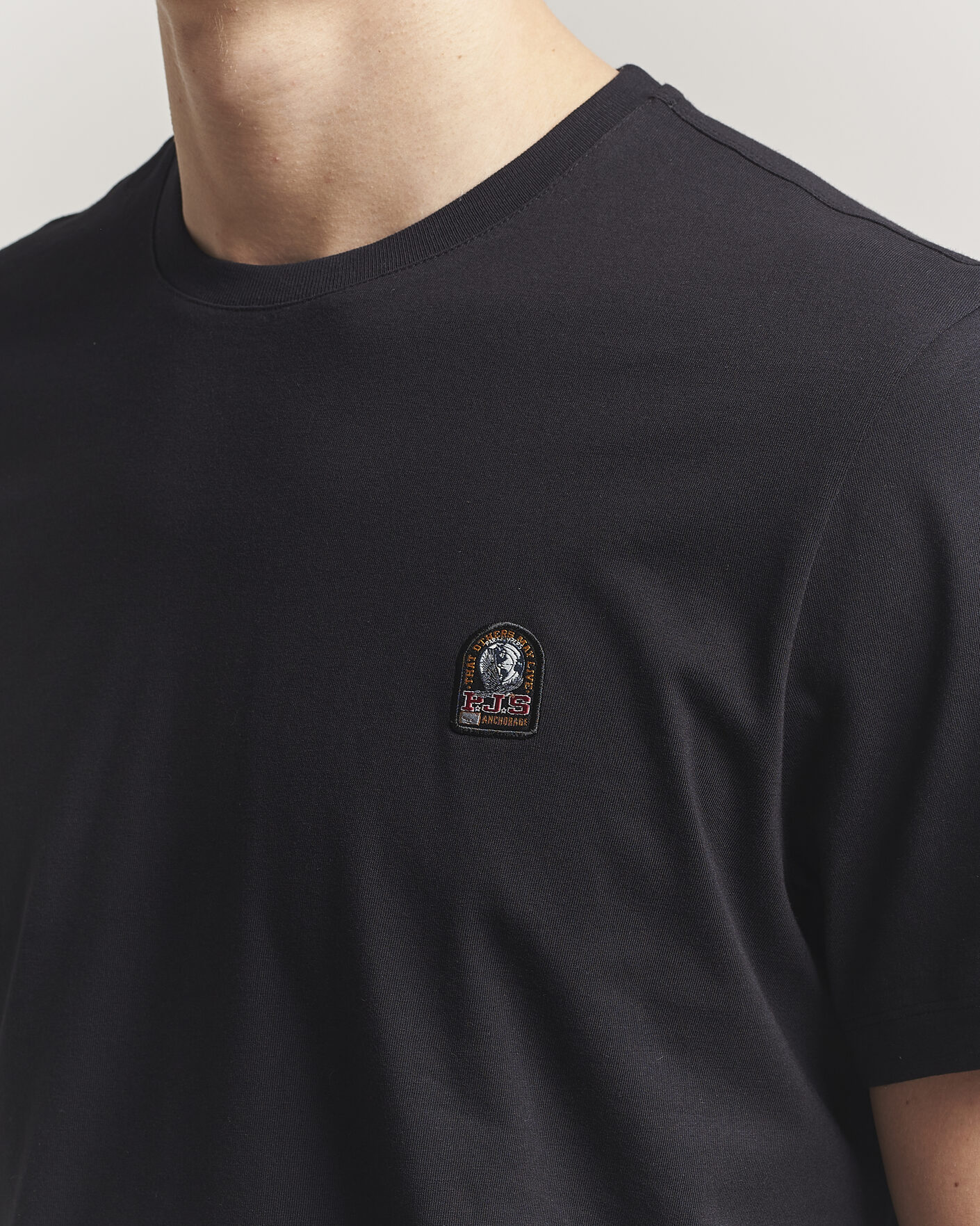 Uomini | T-shirt | Parajumpers | Patch Crew Neck T-Shirt Black