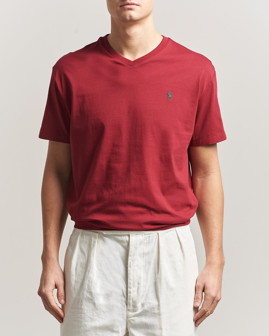 Uomini | T-shirt | Polo Ralph Lauren | Crew Neck T-Shirt Heritage Red