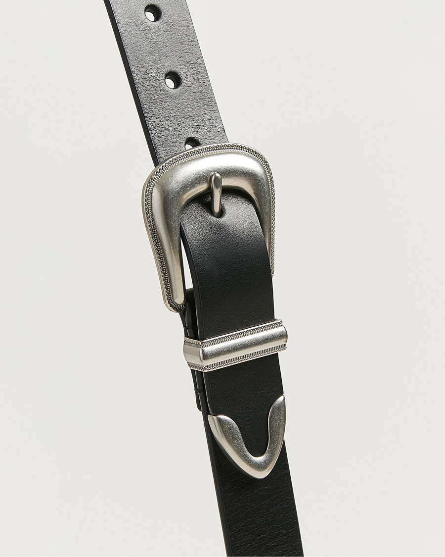 Uomini | Cinture | Polo Ralph Lauren | Western Leather Belt Black