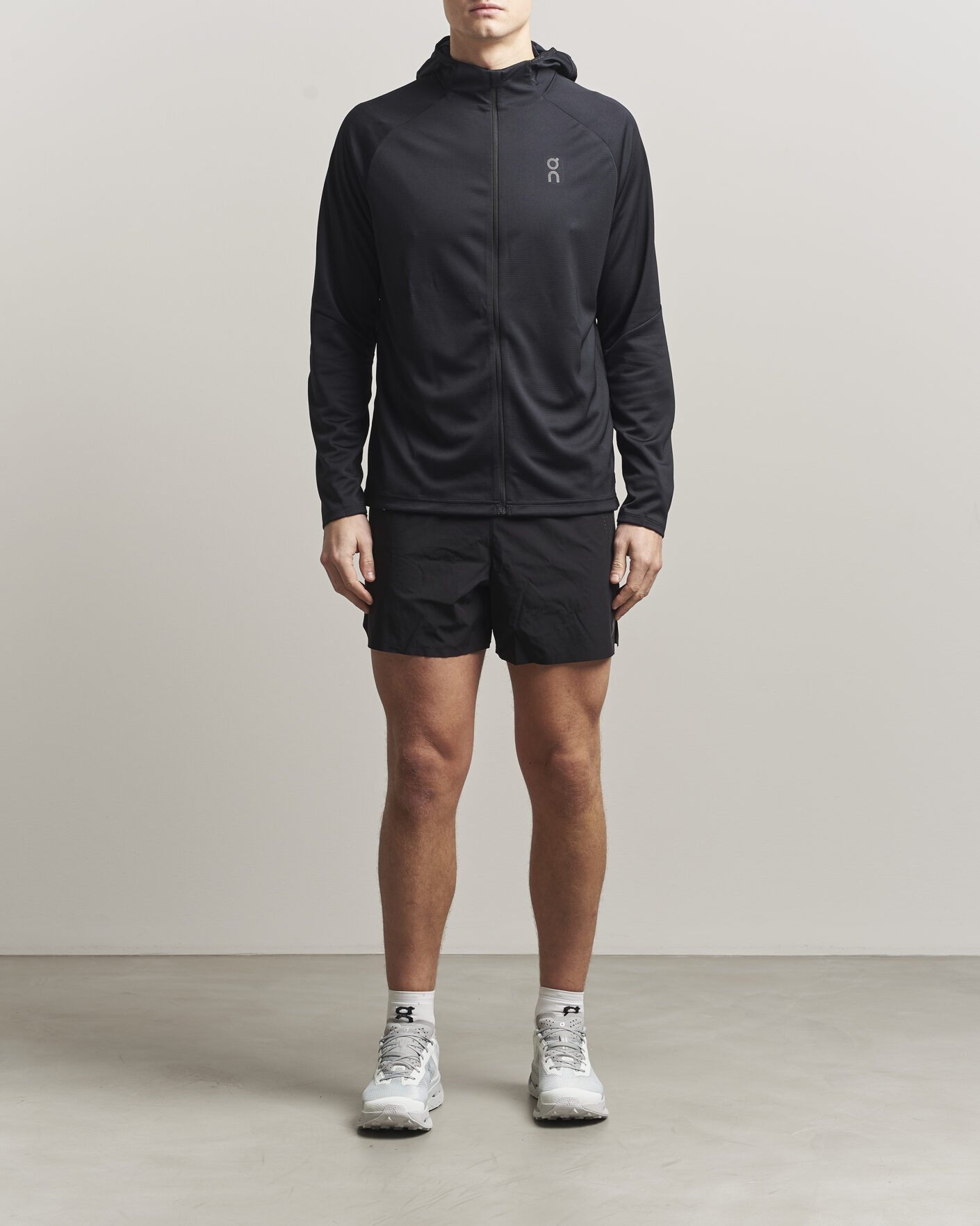 Uomini | Giacche | On | Climate Zip Hoodie Black