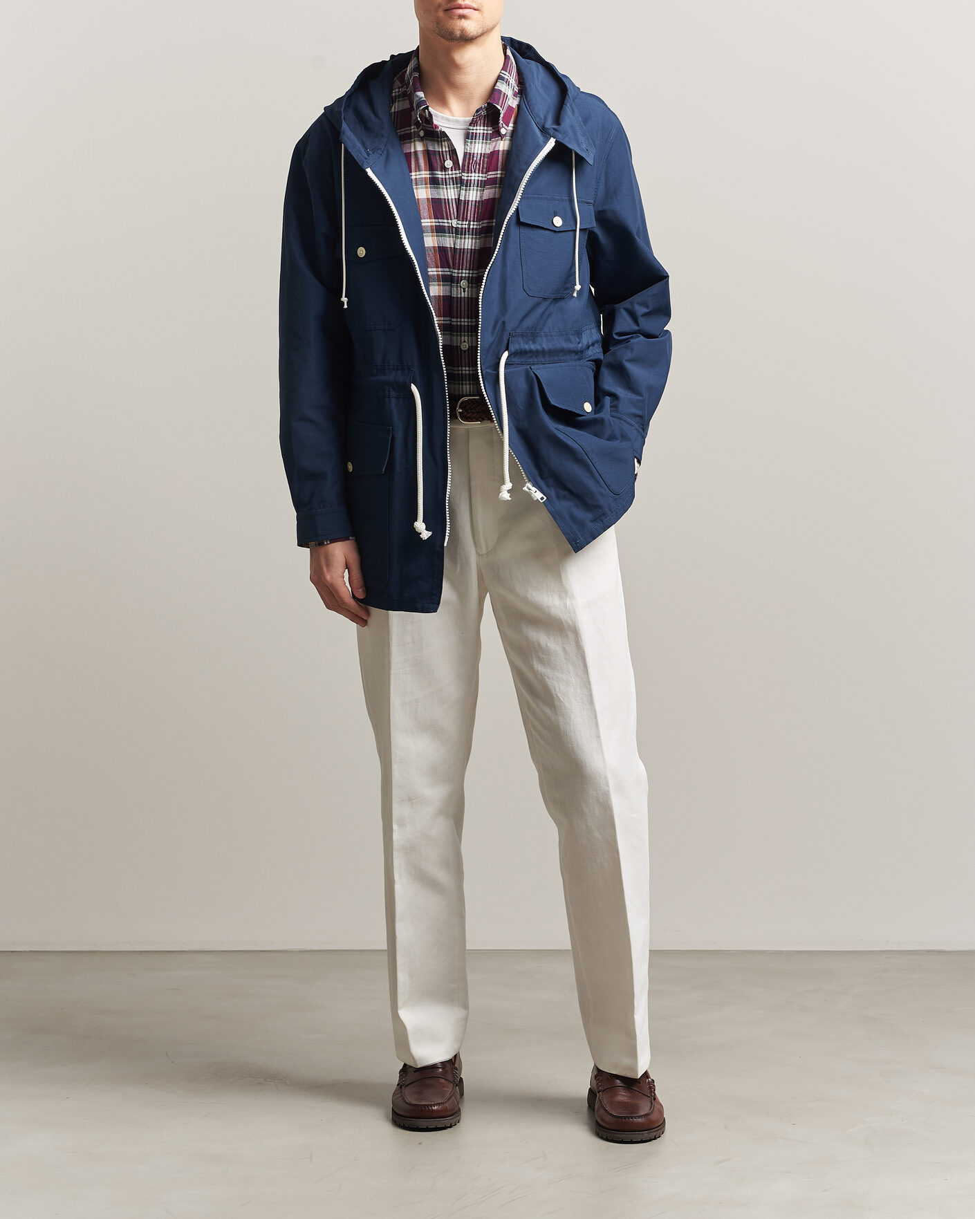Uomini | Giacche | Kamakura Shirts | Marine Parka Navy