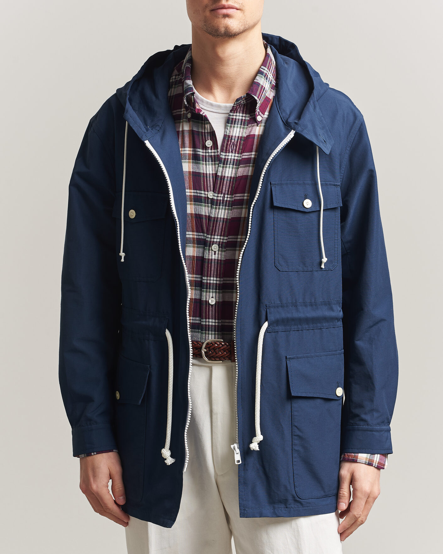 Uomini | Giacche | Kamakura Shirts | Marine Parka Navy