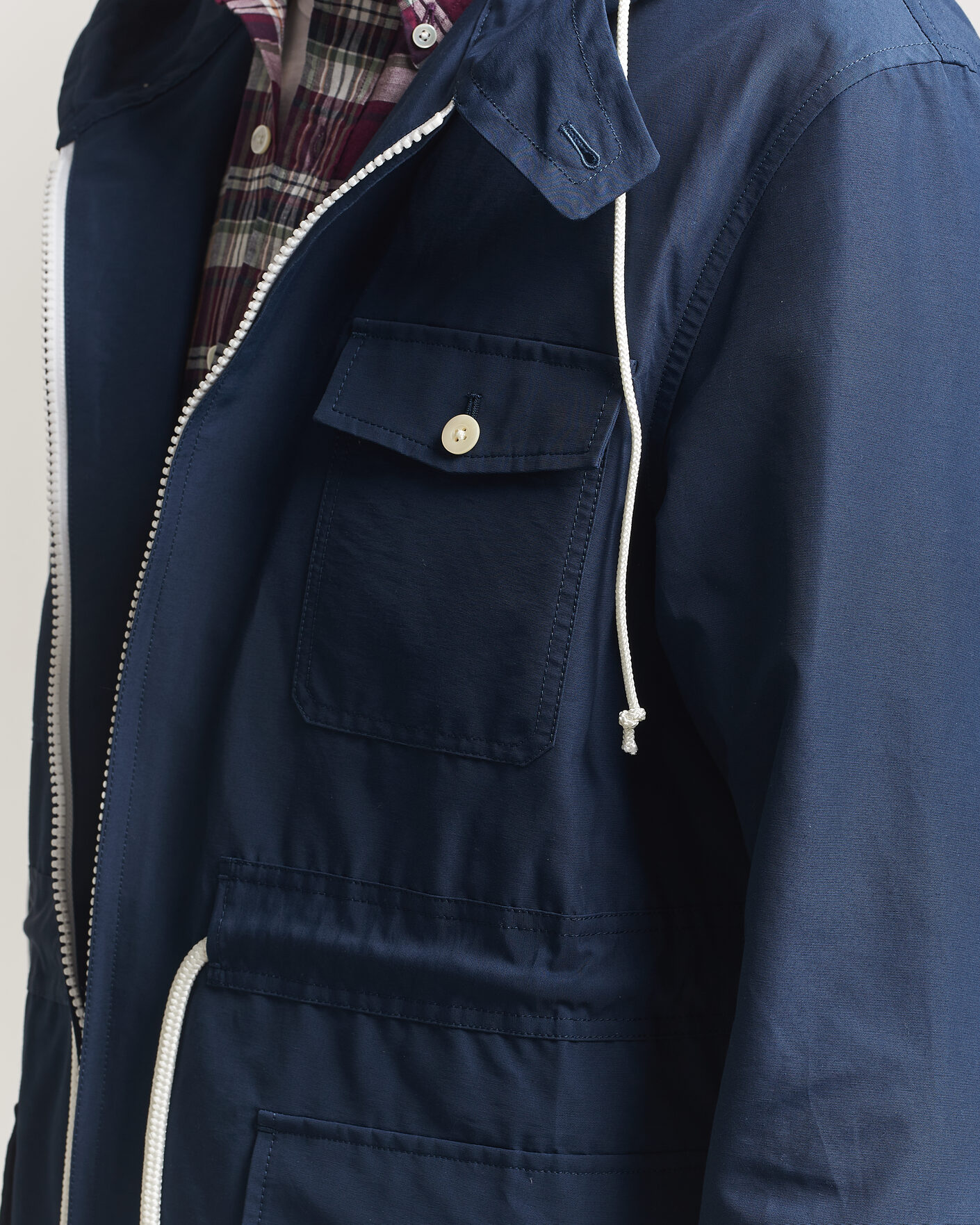 Uomini | Giacche | Kamakura Shirts | Marine Parka Navy