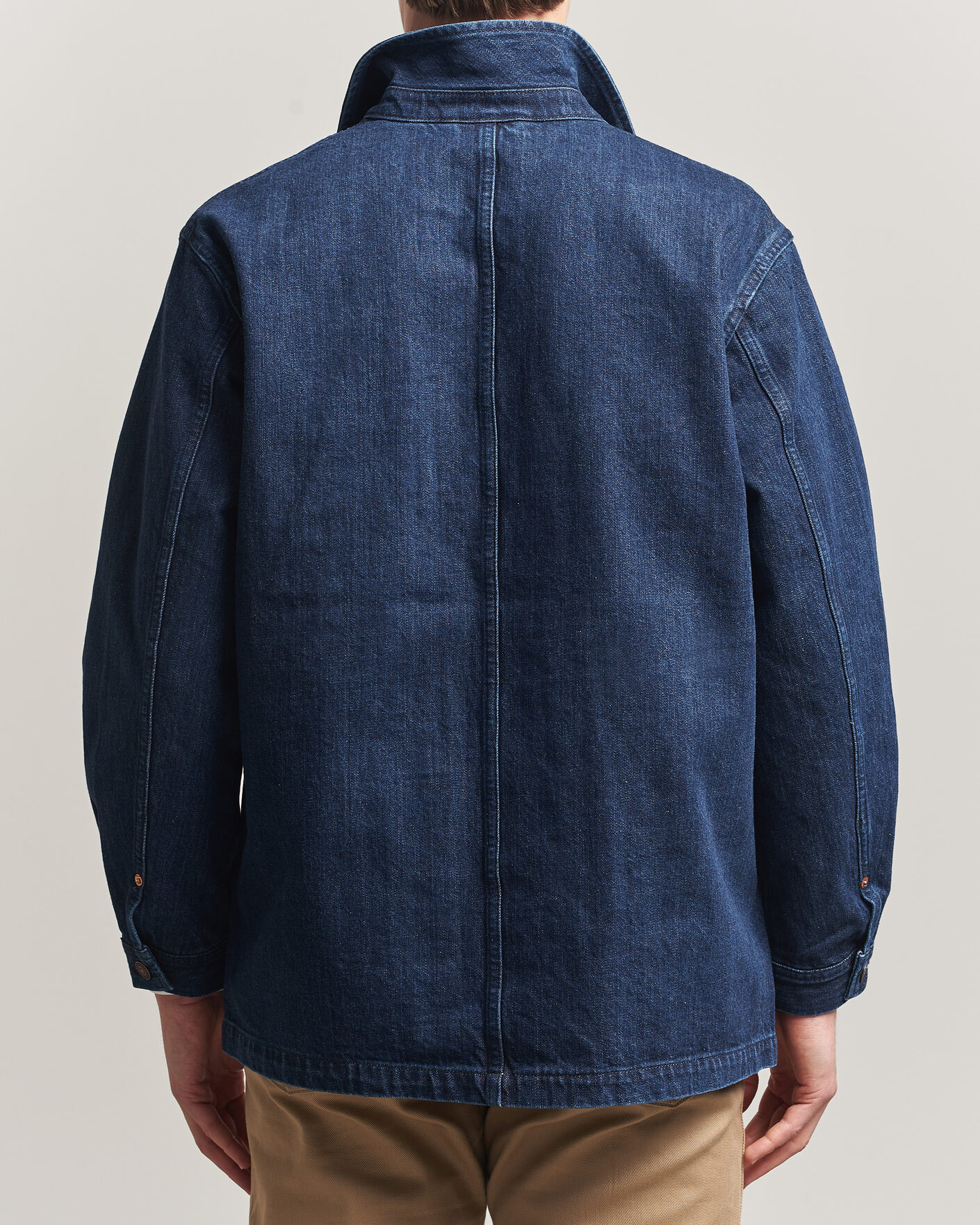 Uomini | Giacche | Kamakura Shirts | French Work Jacket Dark Denim