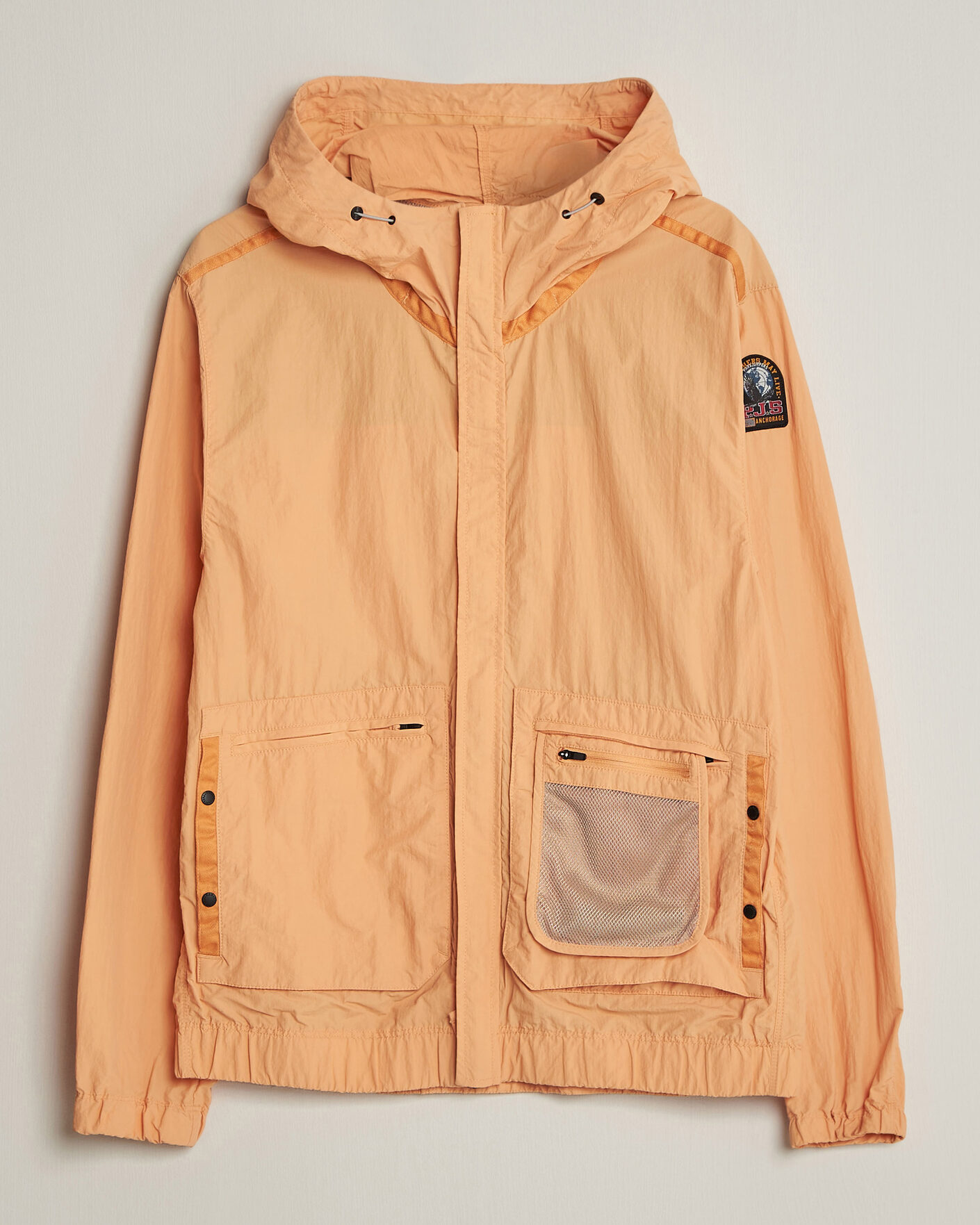 Uomini | Giacche | Parajumpers | Rube Smash Peached Nylon Hooded Jacket Apricot Nectar