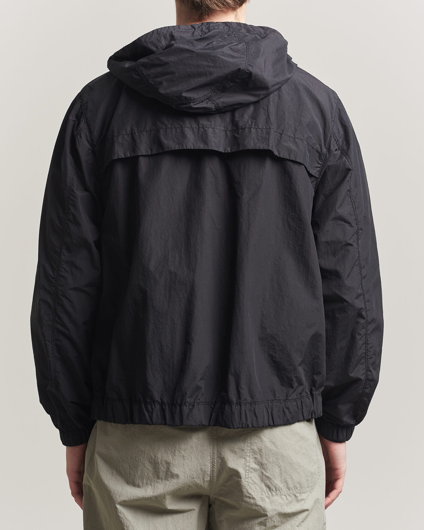 Uomini | Giacche | Parajumpers | Rube Smash Peached Nylon Hooded Jacket Black
